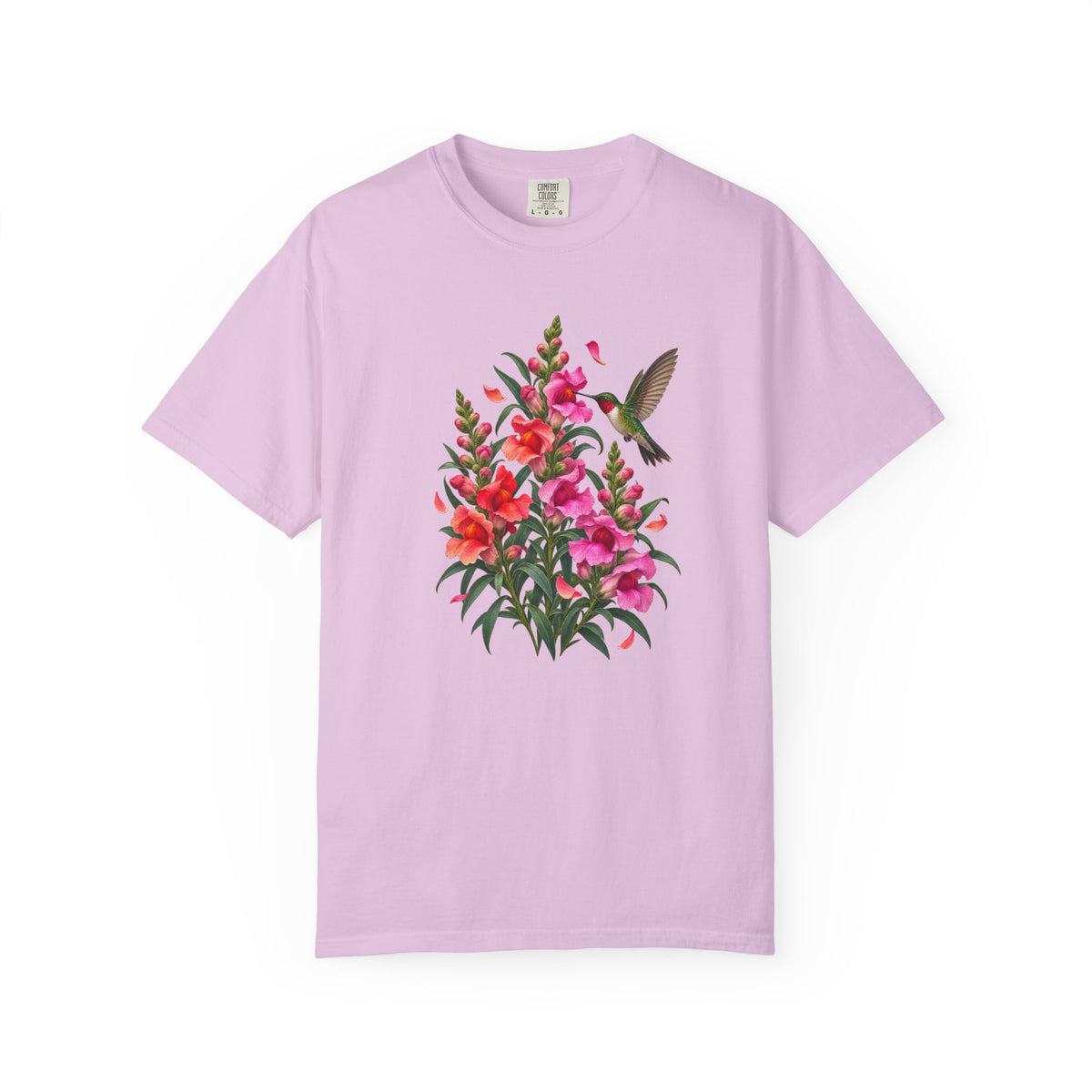 Snapdragon & Hummingbird Botanical T-Shirt