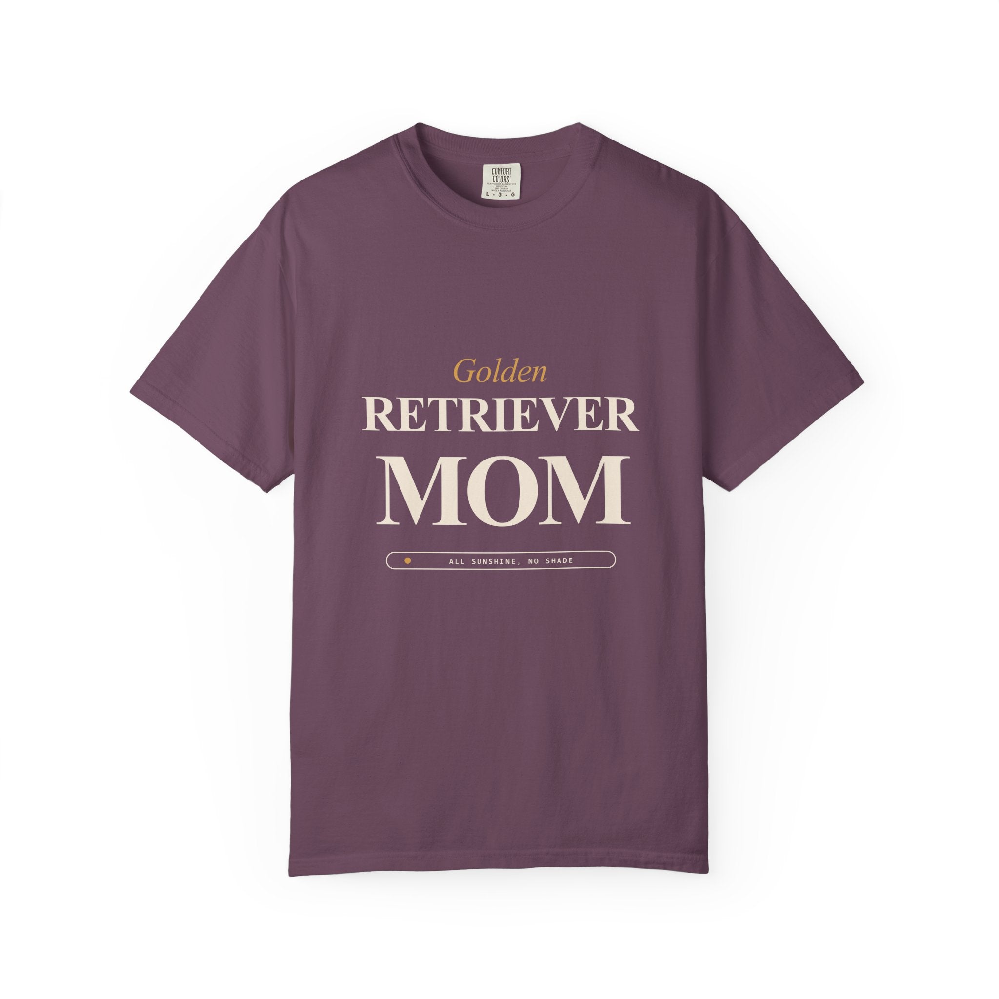 All Sunshine No Shade - Golden Retriever Mom (Dark Tee)