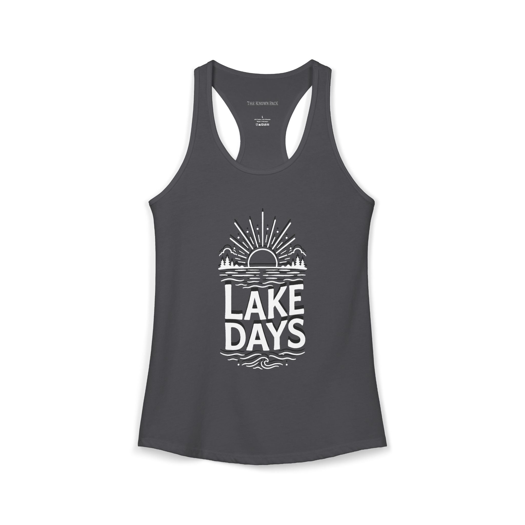 Lake Days — Women's Racerback Tank