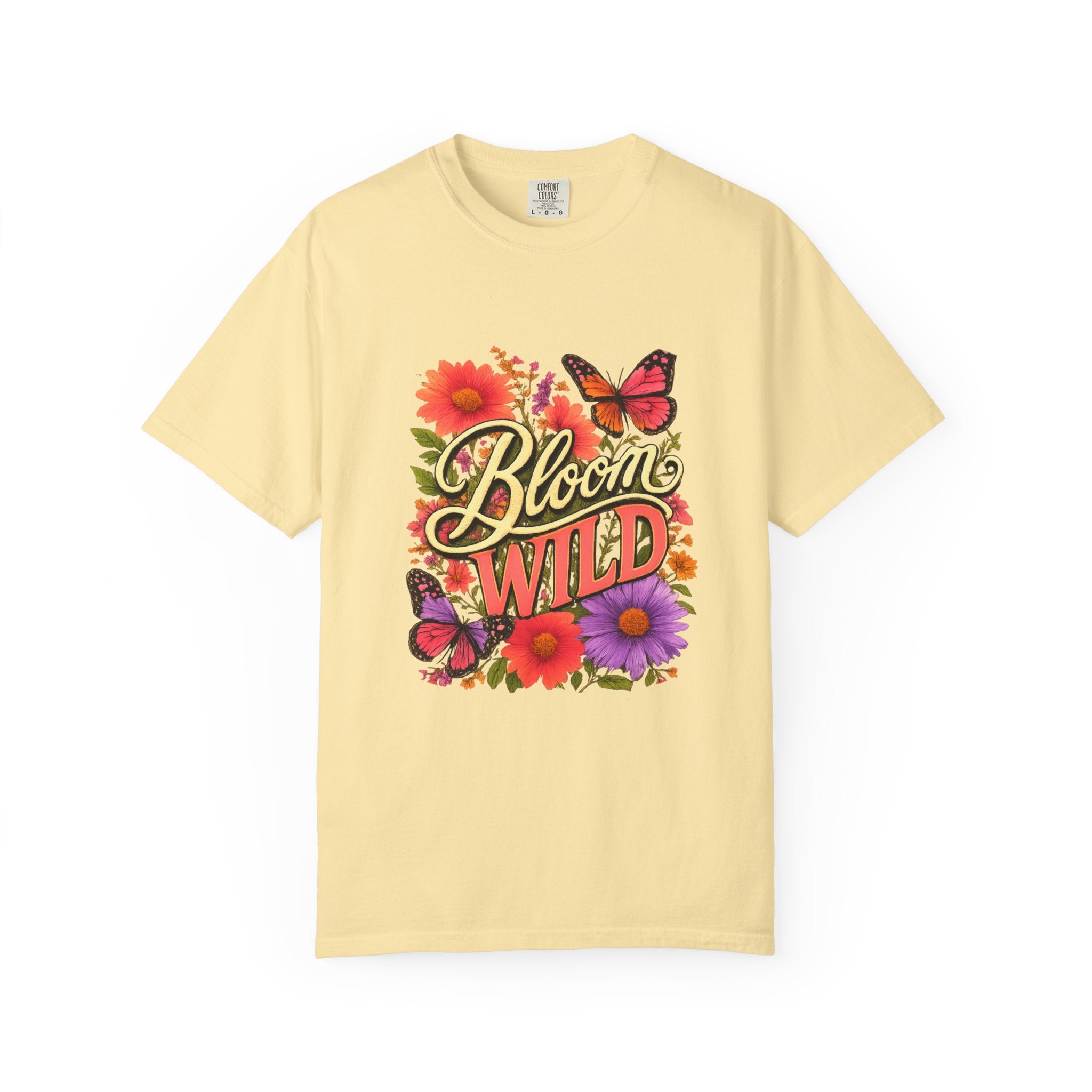 Bloom Wild - Vibrant Butterfly Wildflower Tee