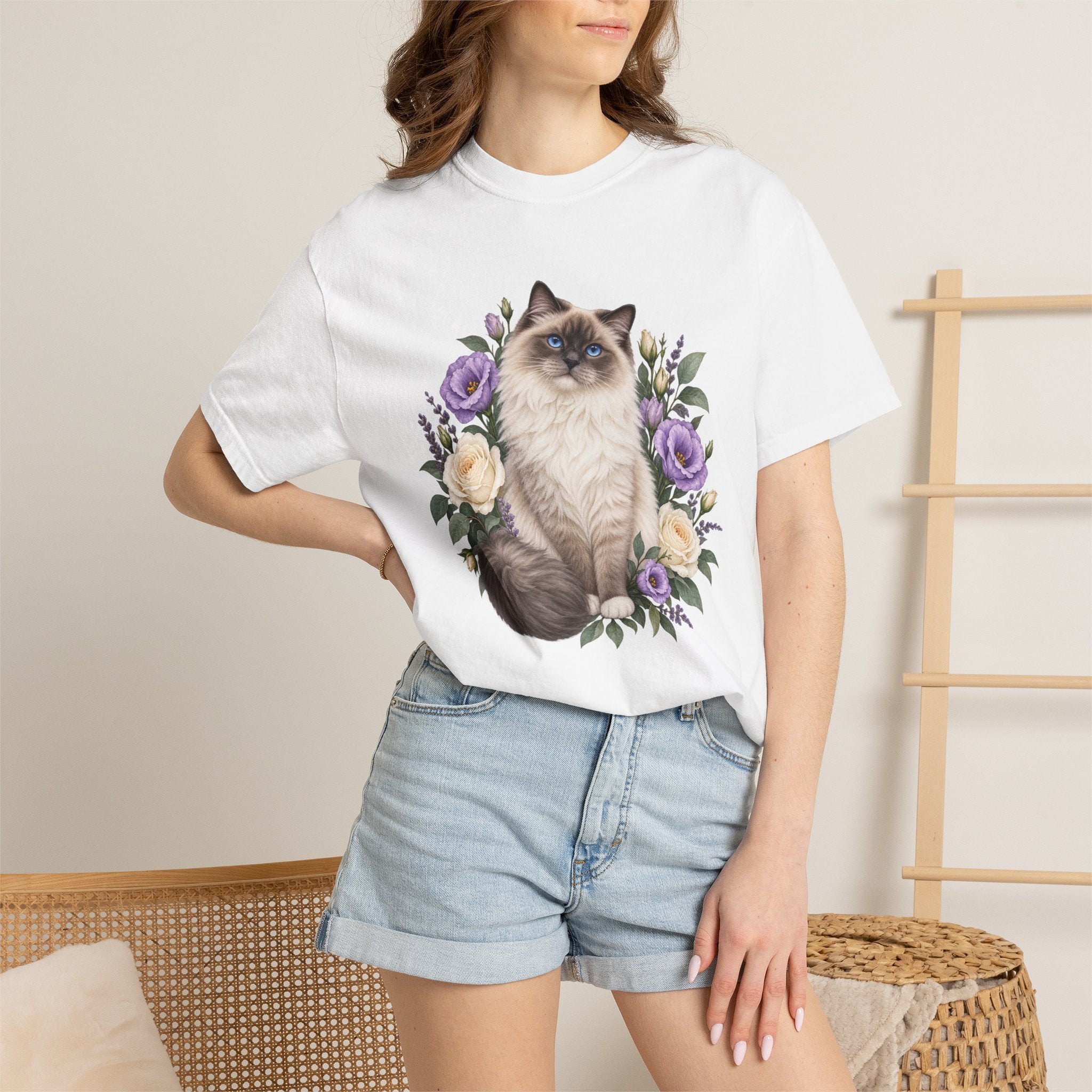 Hoopoe Hollyhock Tee
