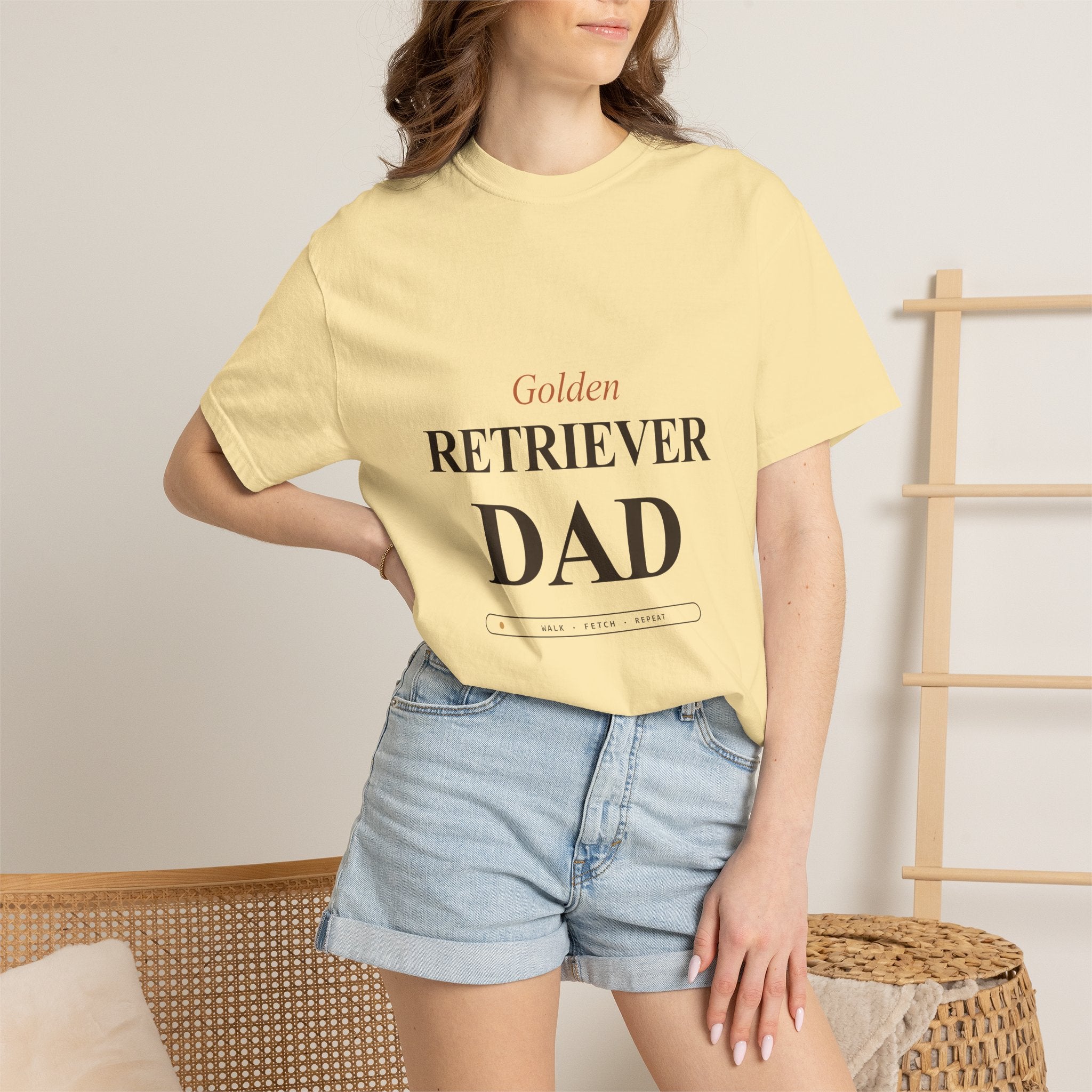 Walk Fetch Repeat - Golden Retriever Dad
