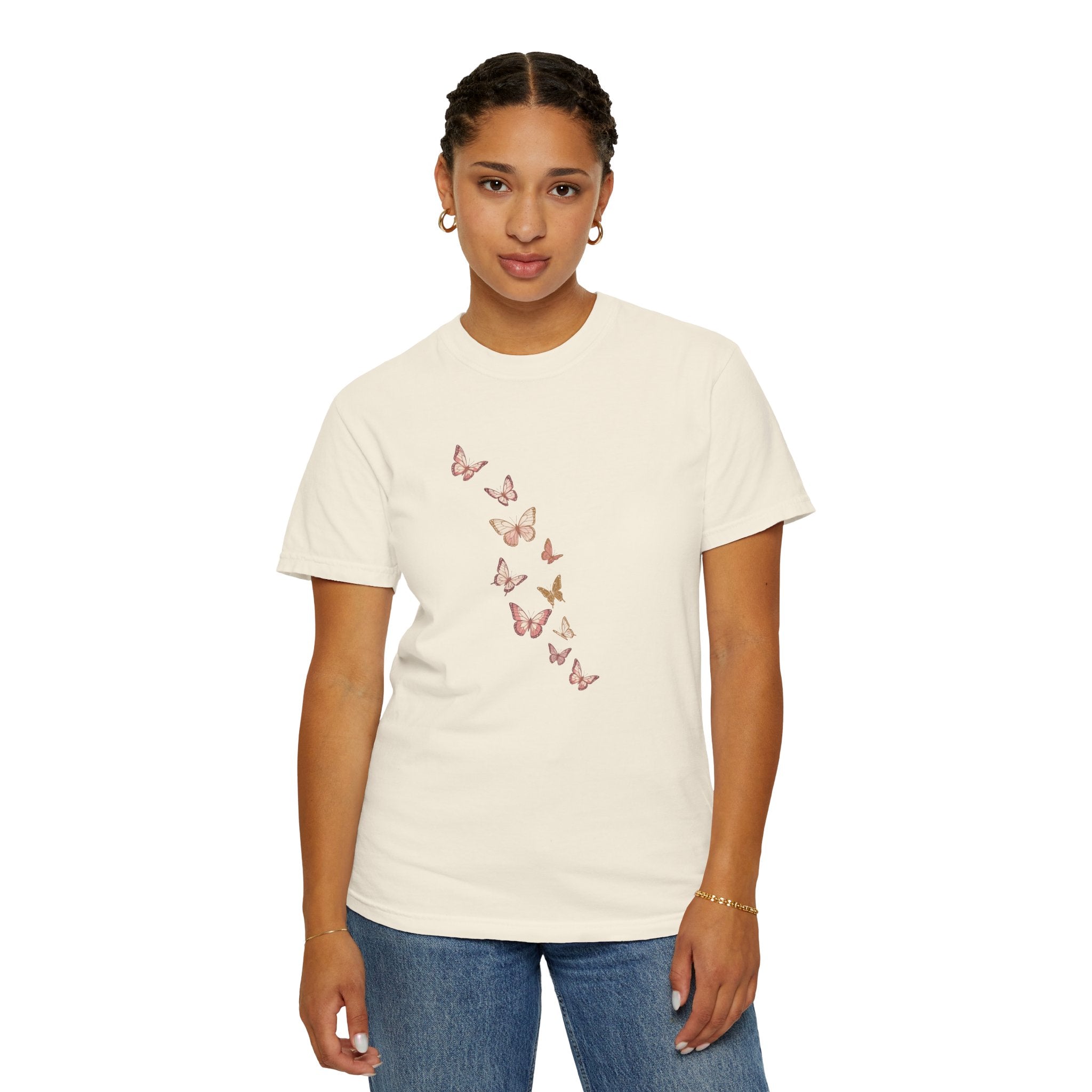 Gilded Kaleidoscope — Premium Butterfly Tee