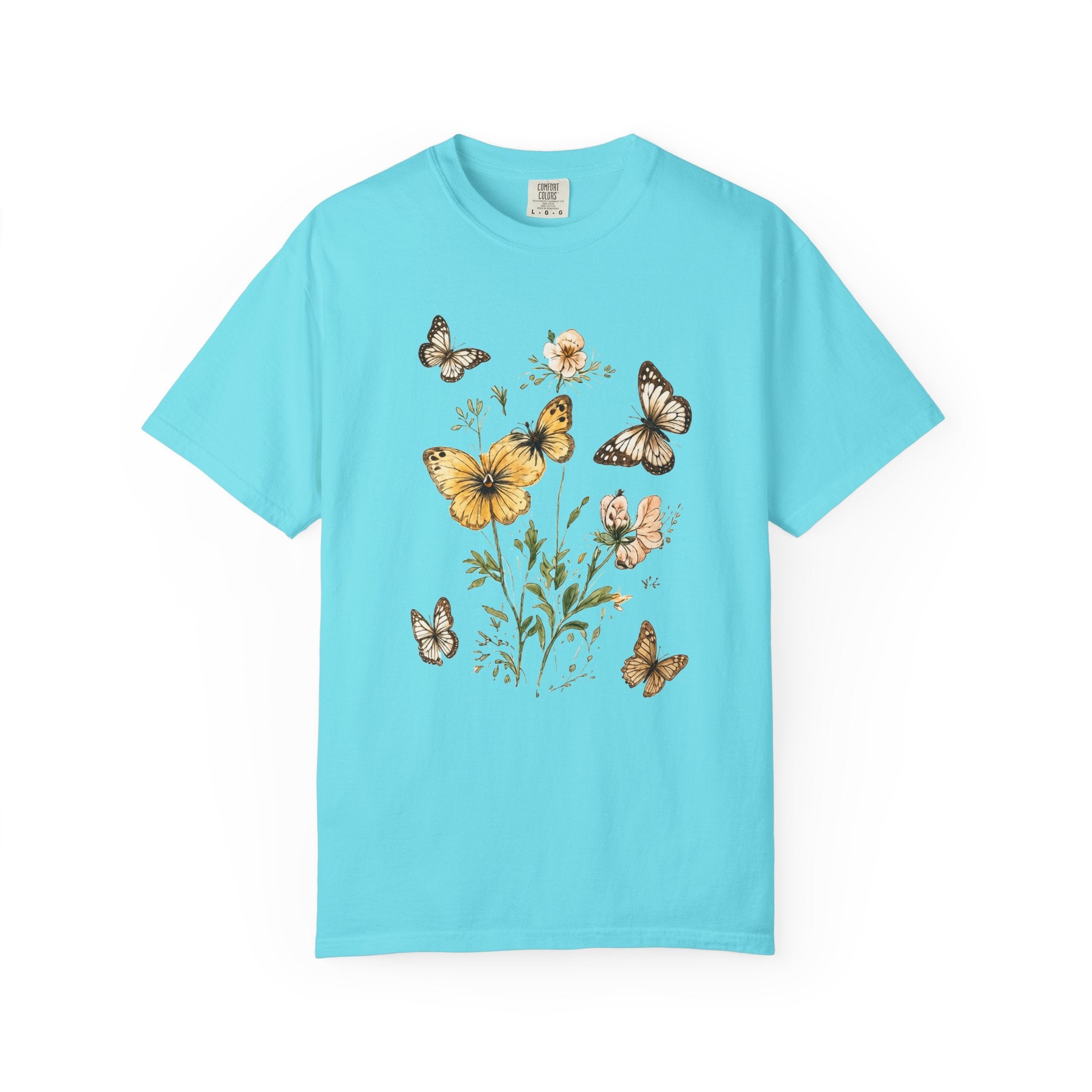 Watercolor Butterfly Garden Tee