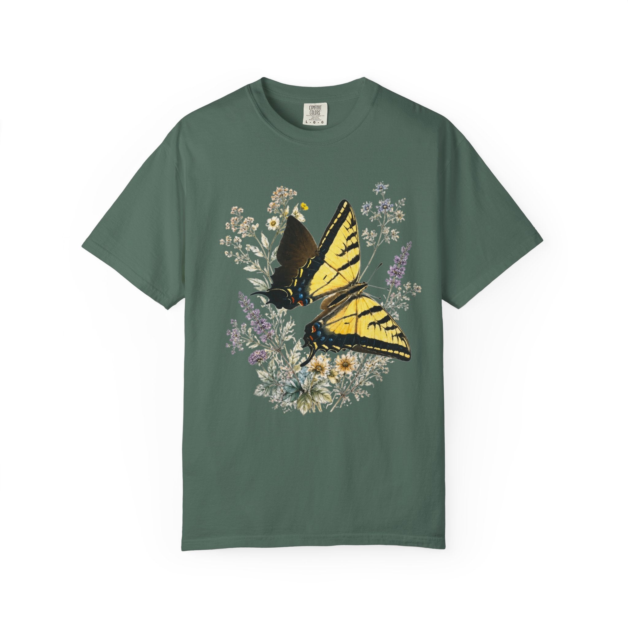 Swallowtail Butterfly - Botanical Wildflower Tee