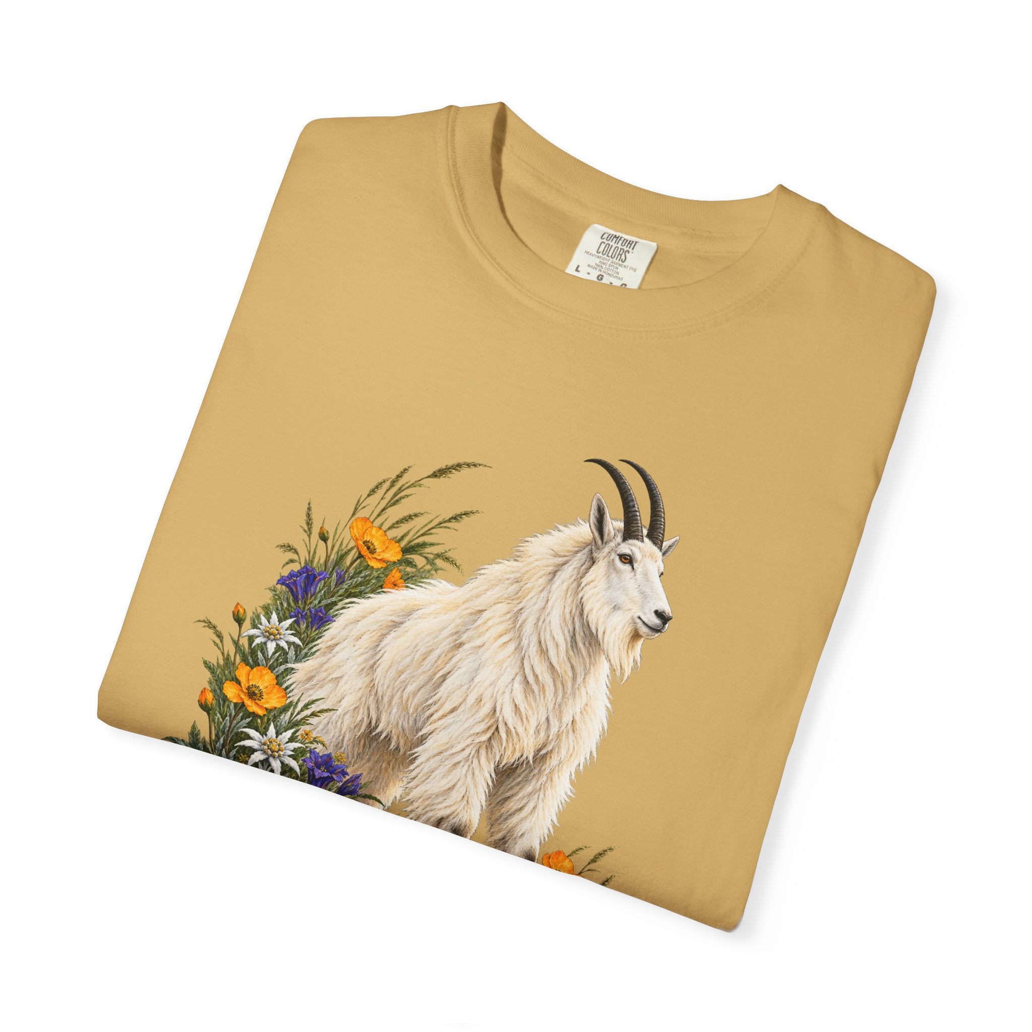 Mountain Goat Alpine T-Shirt — Garment-Dyed Cotton