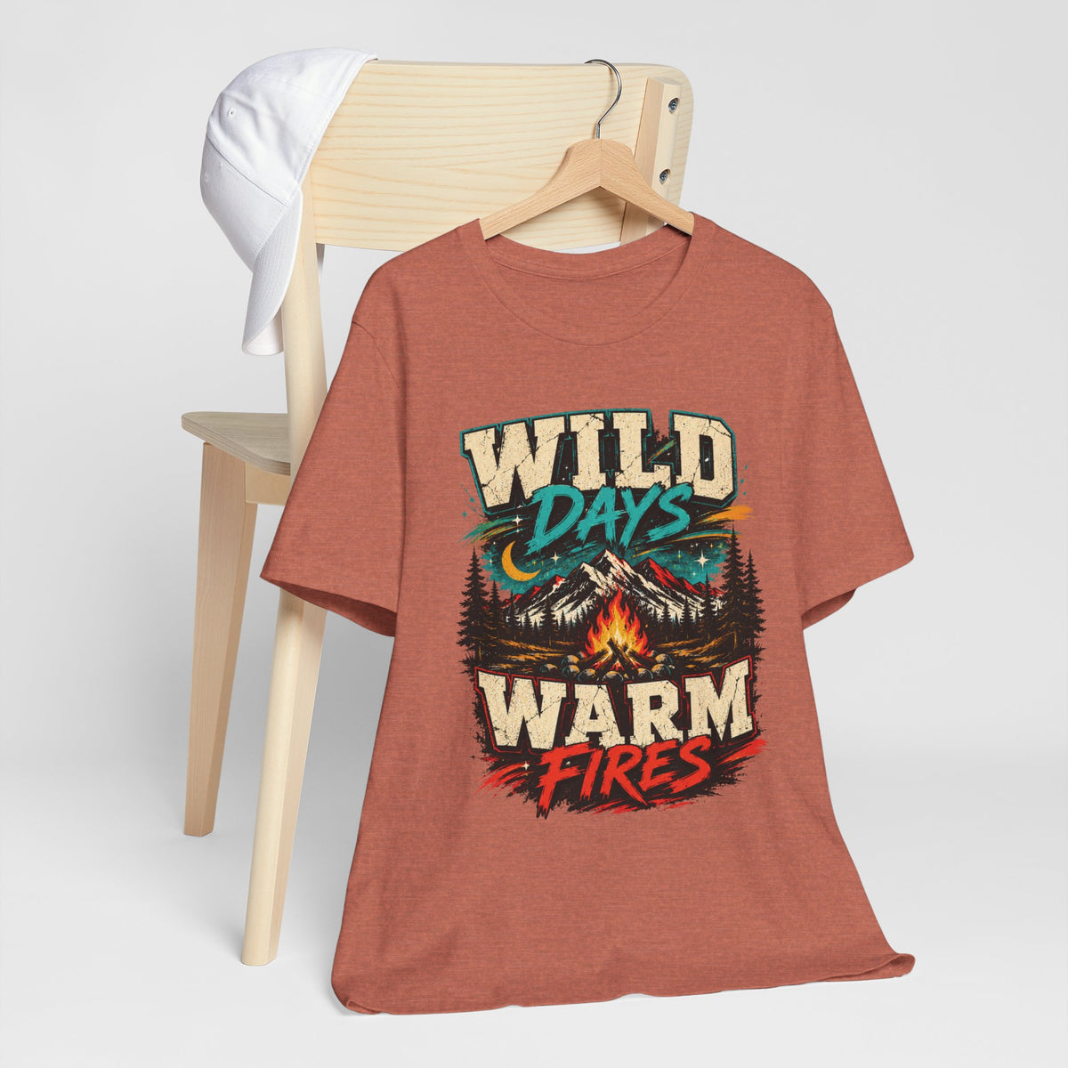 Wild Days Warm Fires Outdoors T-Shirt