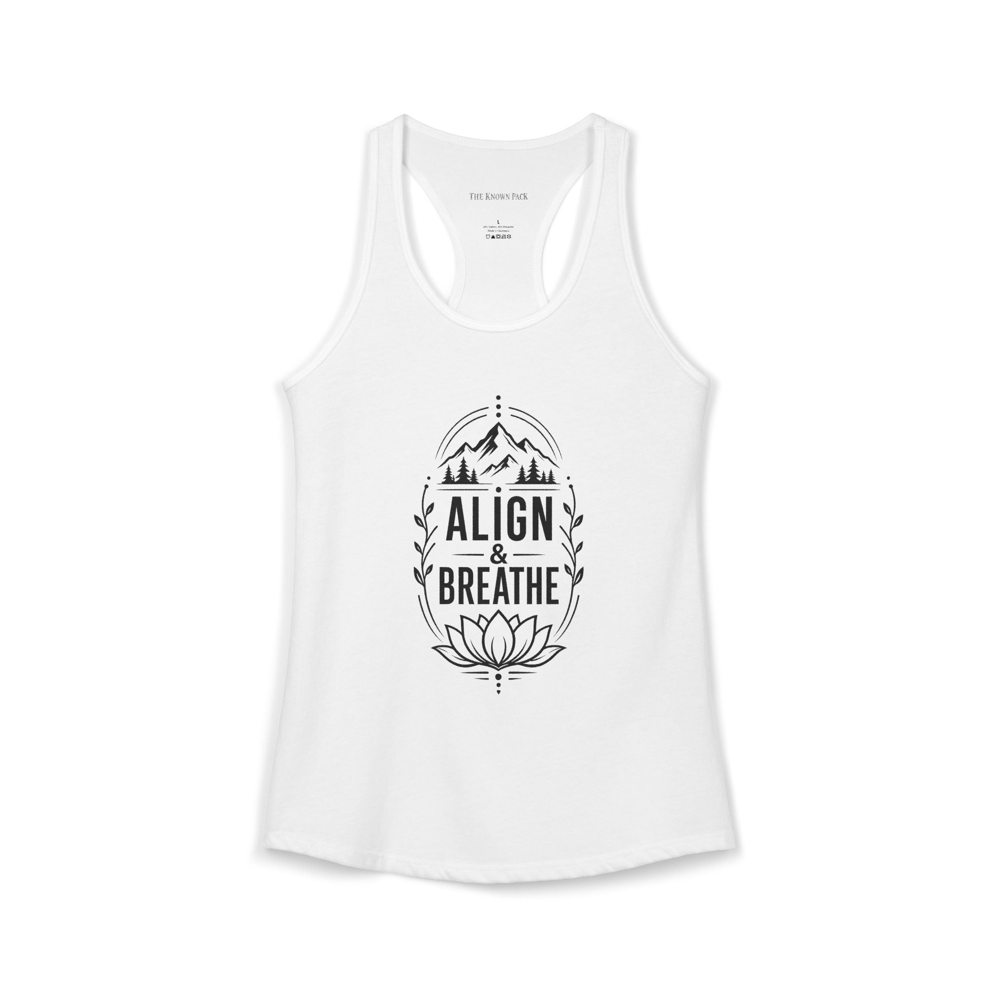 Align & Breathe — Women's Racerback Tank