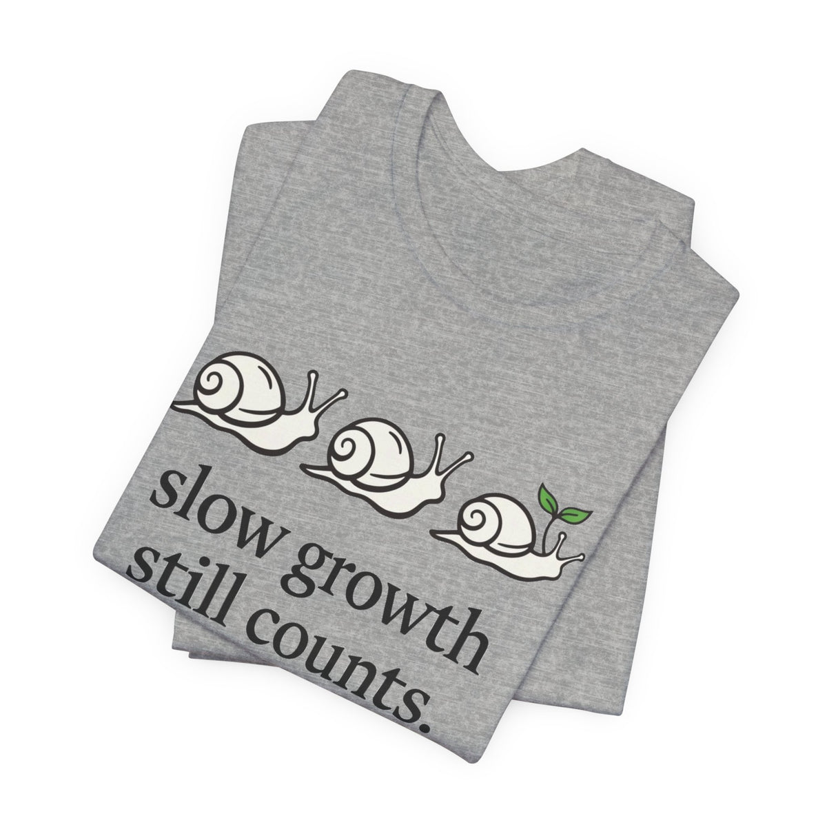 Slow Growth Still Counts Botanical T-Shirt