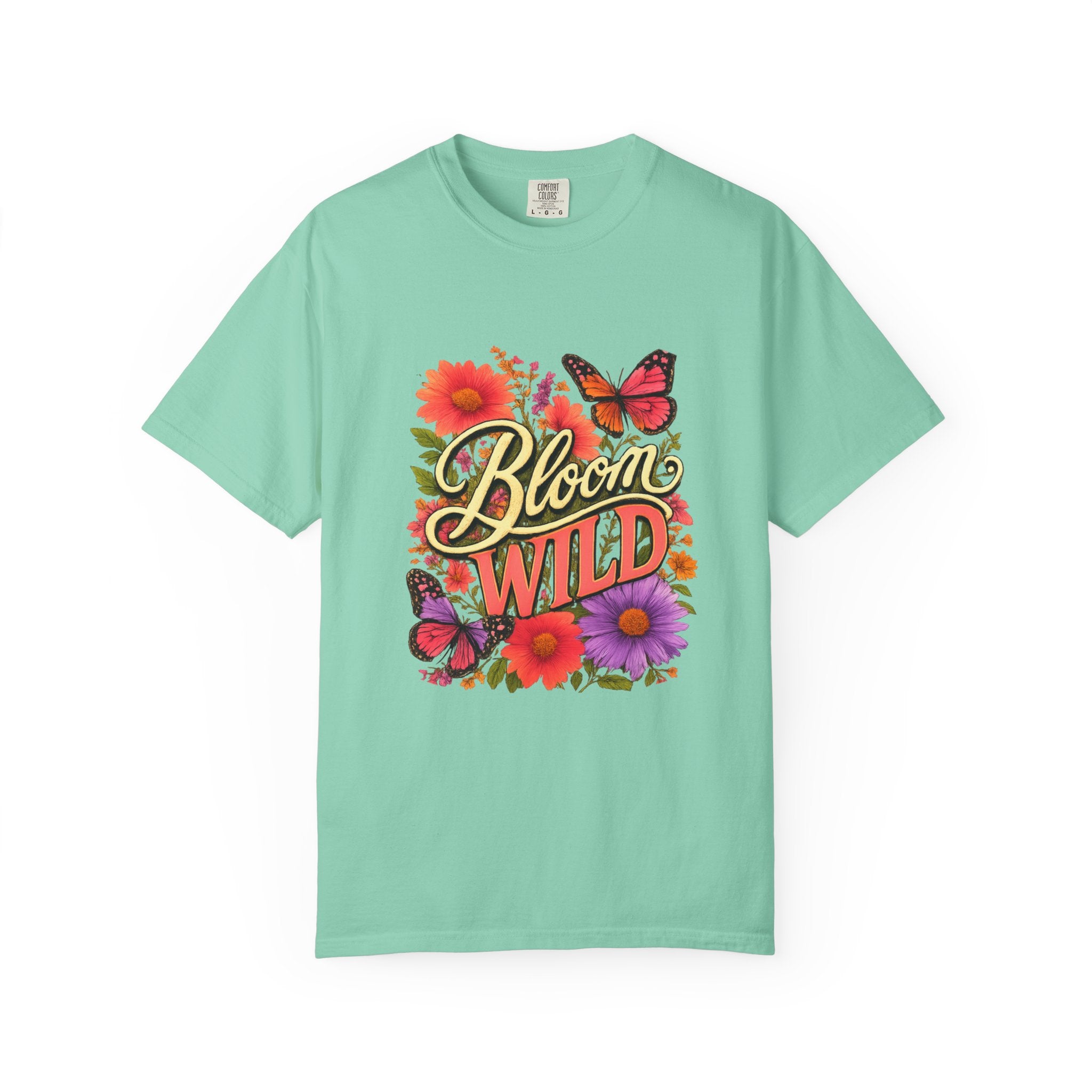 Bloom Wild - Vibrant Butterfly Wildflower Tee