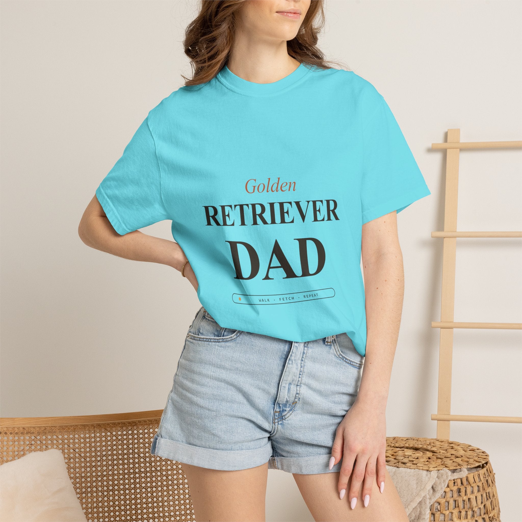 Walk Fetch Repeat - Golden Retriever Dad