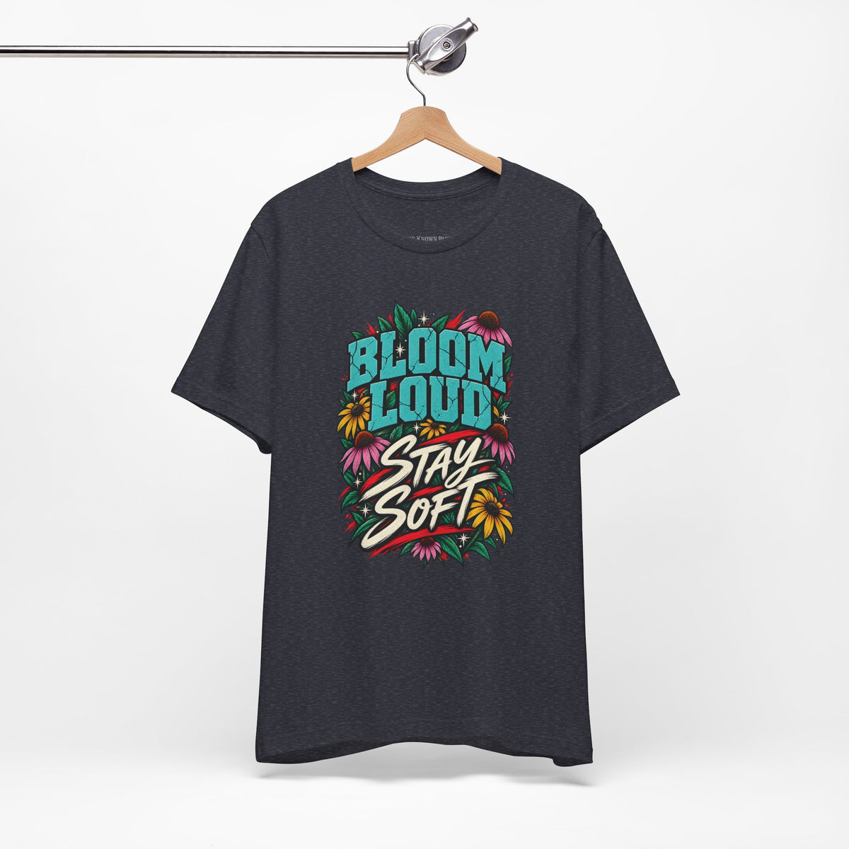 Bloom Loud Floral T-Shirt — Garment-Dyed Cotton