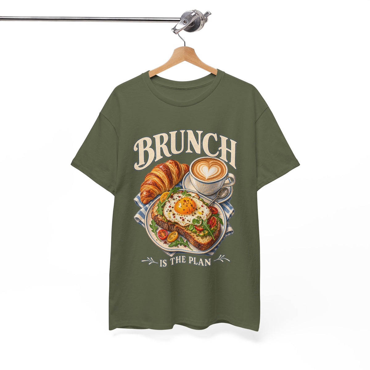 Brunch Is the Plan Funny Brunch T-Shirt
