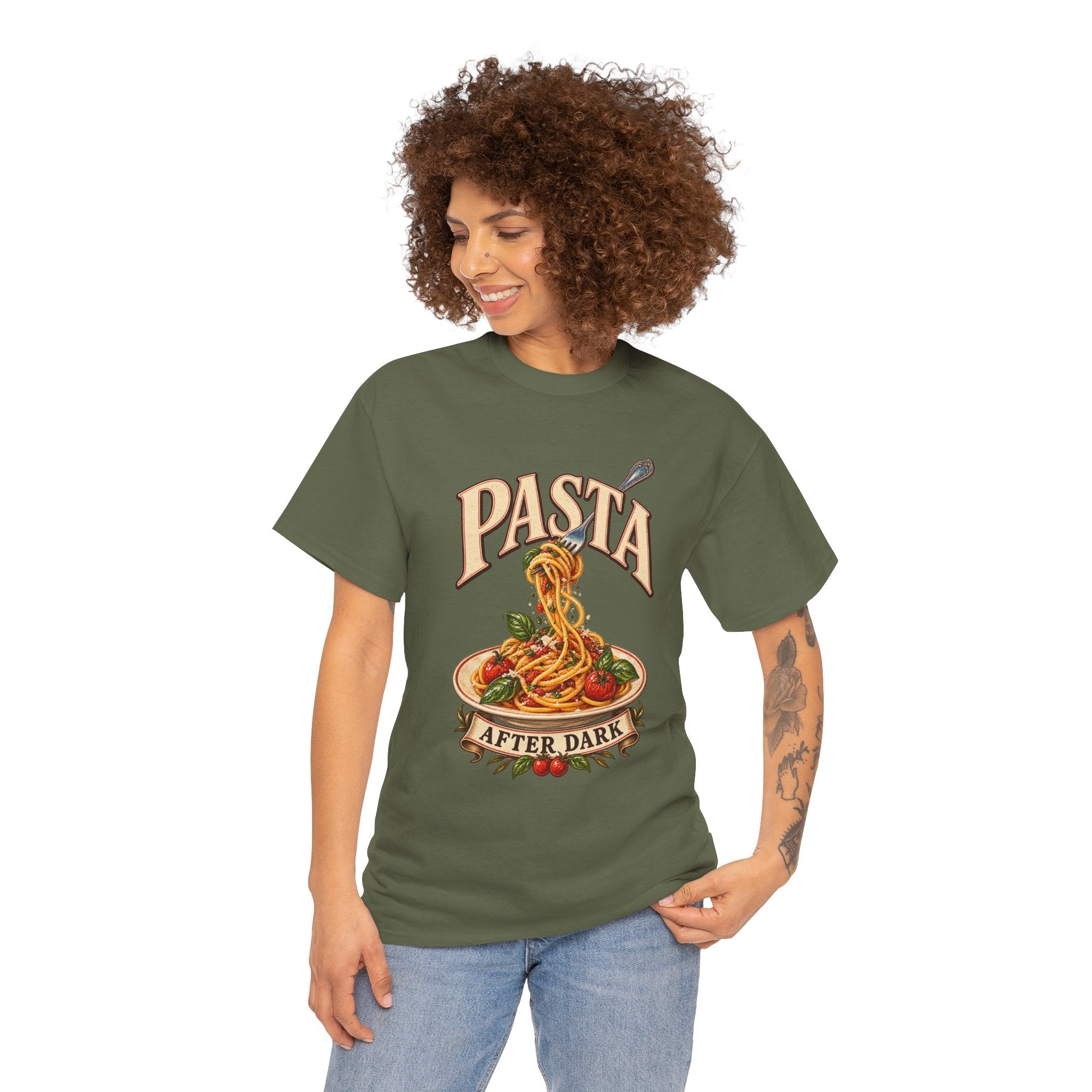 Pasta After Dark Late Night Cooking T-Shirt