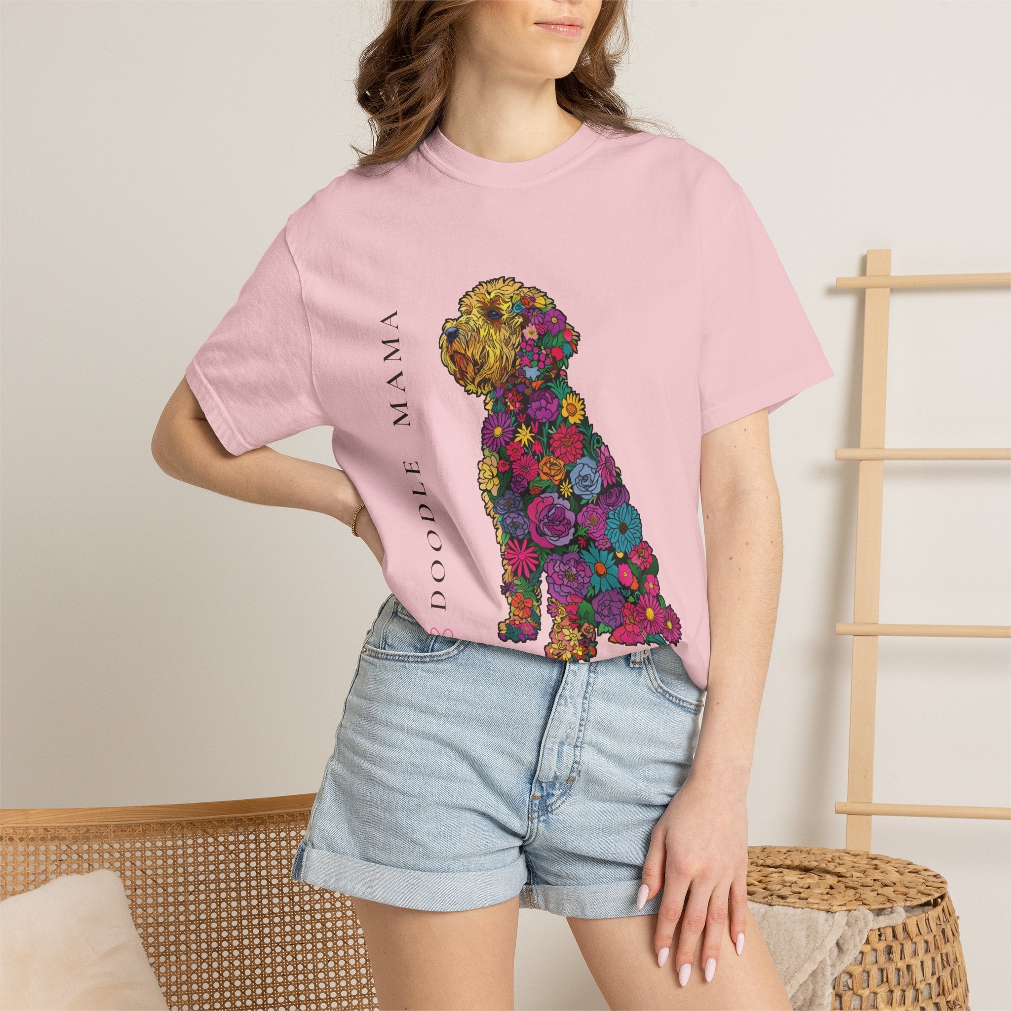 Doodle Mama - Floral Doodle Tee