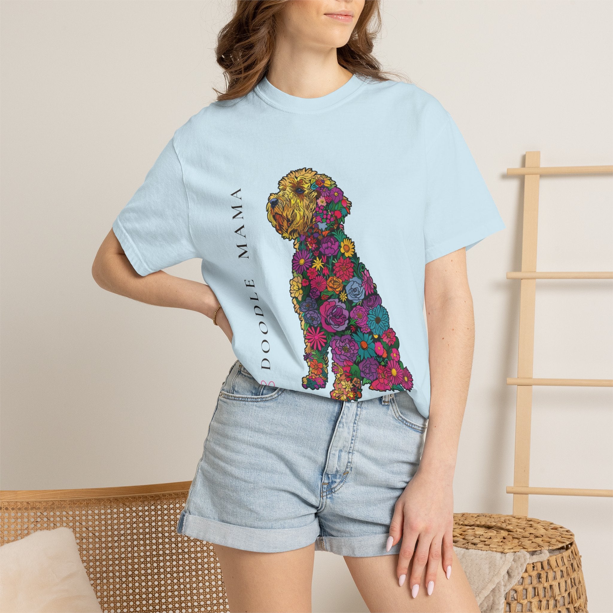 Doodle Mama - Floral Doodle Tee