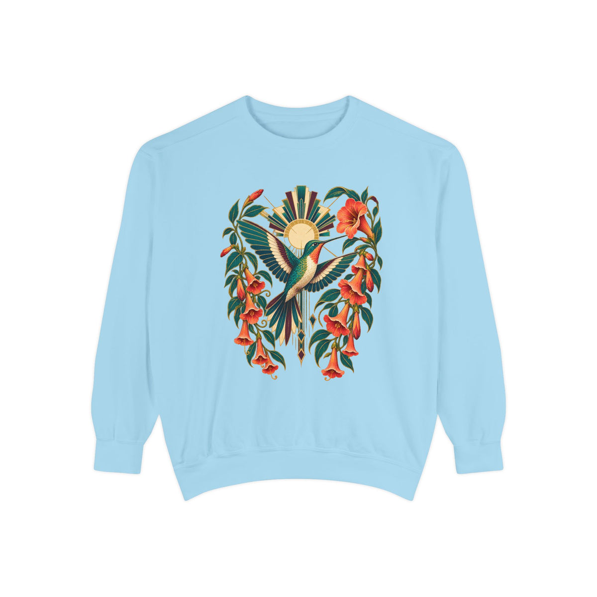 Trumpet Vine Hummingbird Sweatshirt