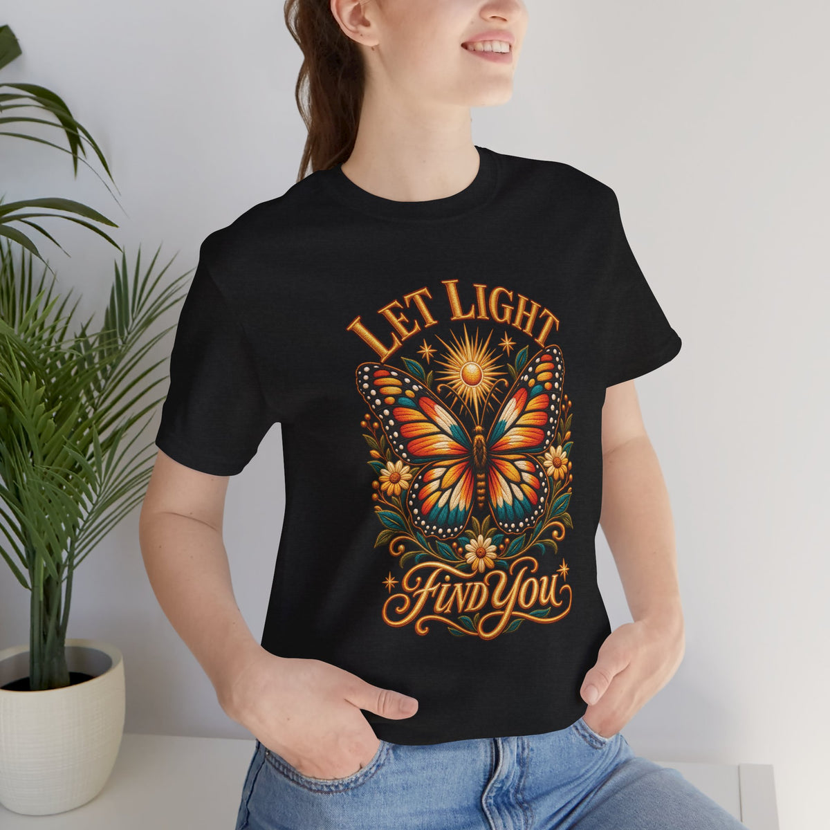 Let Light Find You T-Shirt — Garment-Dyed Cotton