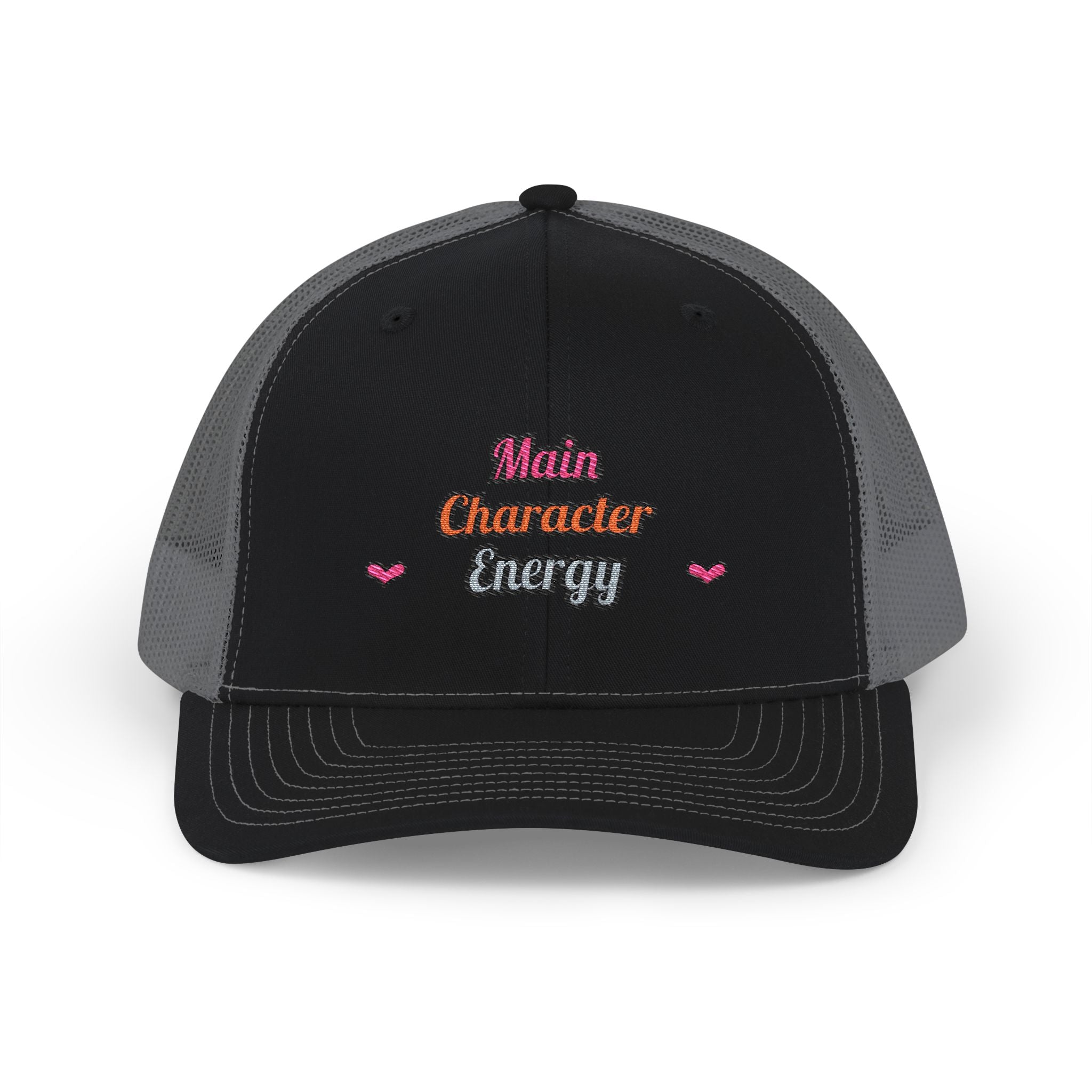 Main Character Energy — Embroidered Trucker Hat