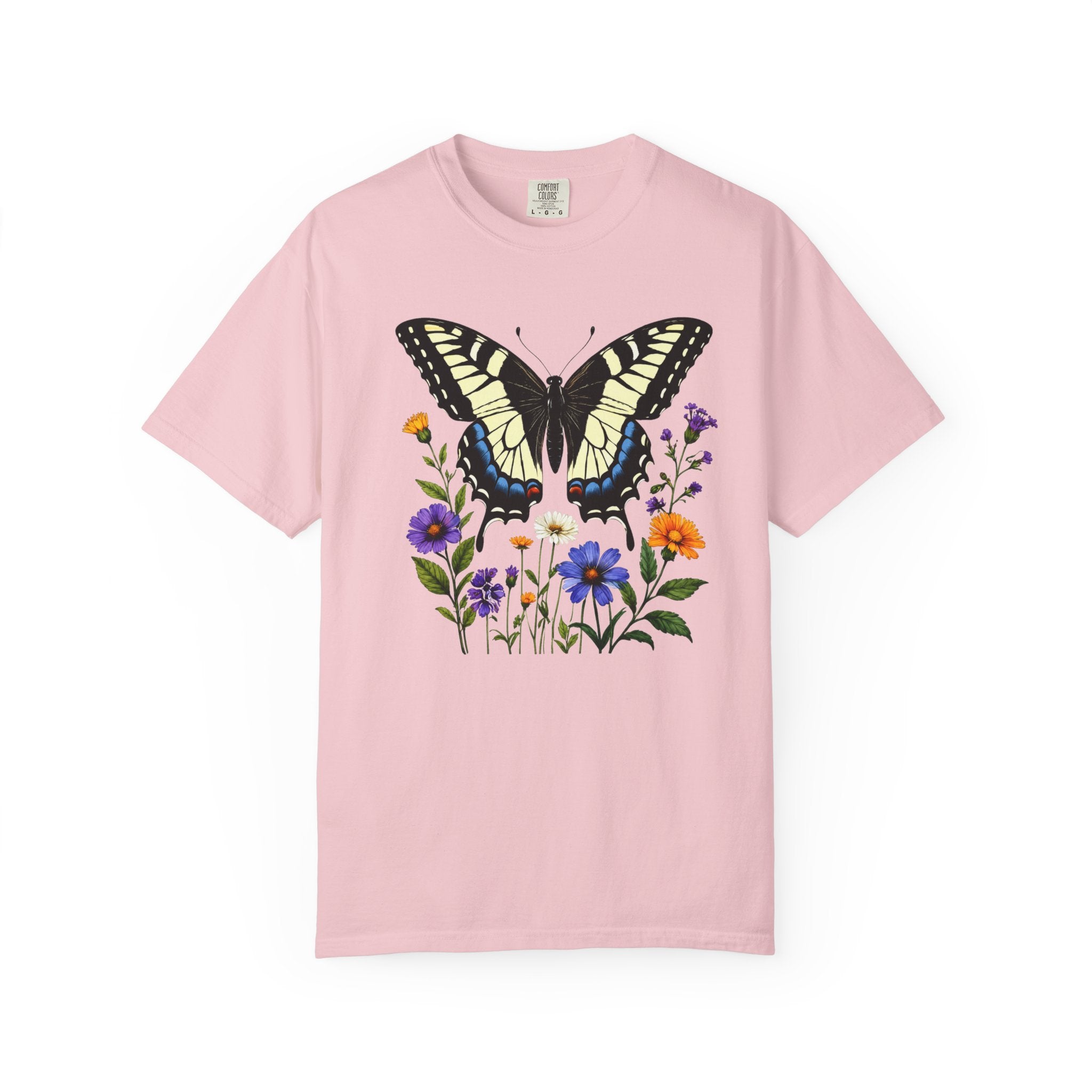 Swallowtail & Wildflowers - Botanical Butterfly