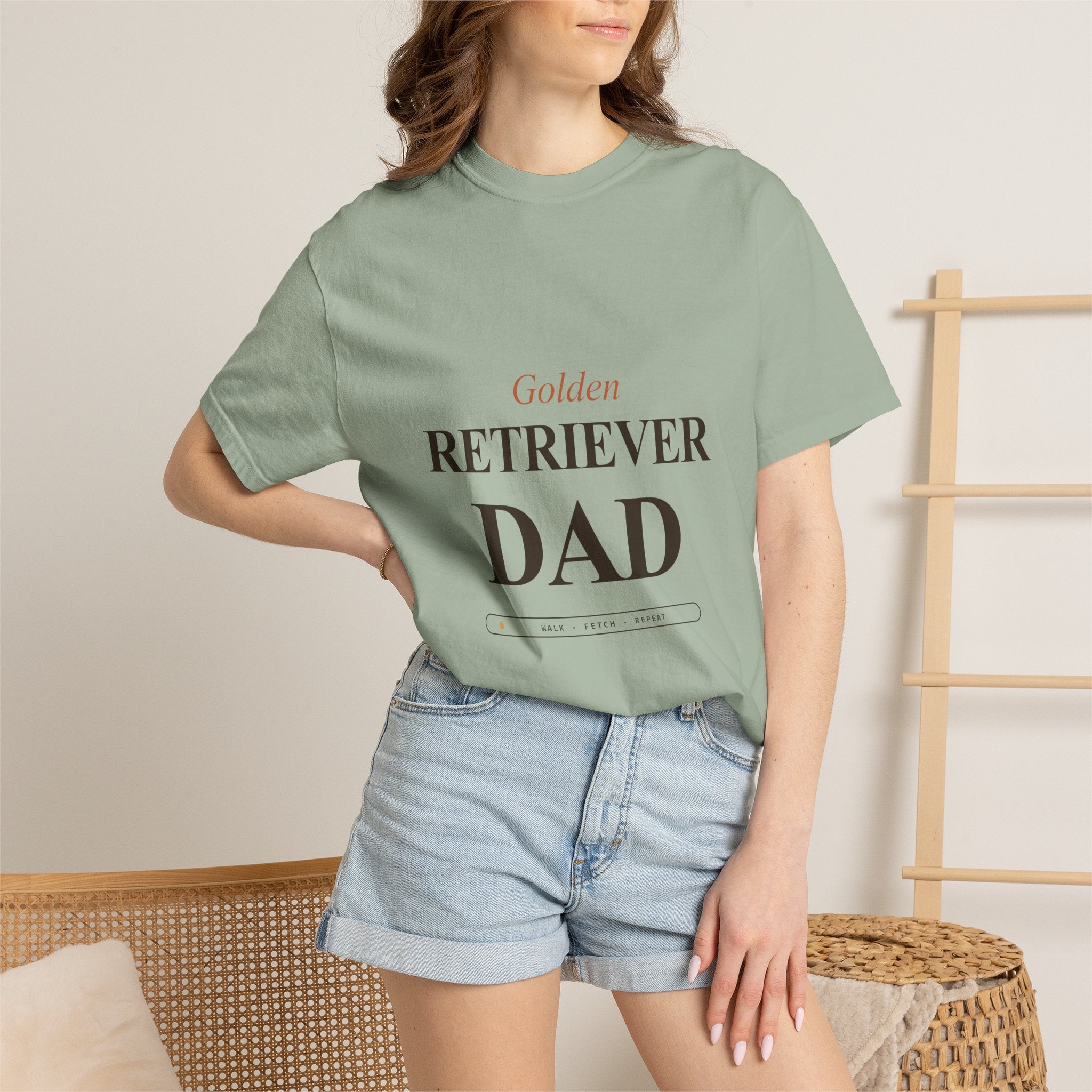 Walk Fetch Repeat - Golden Retriever Dad