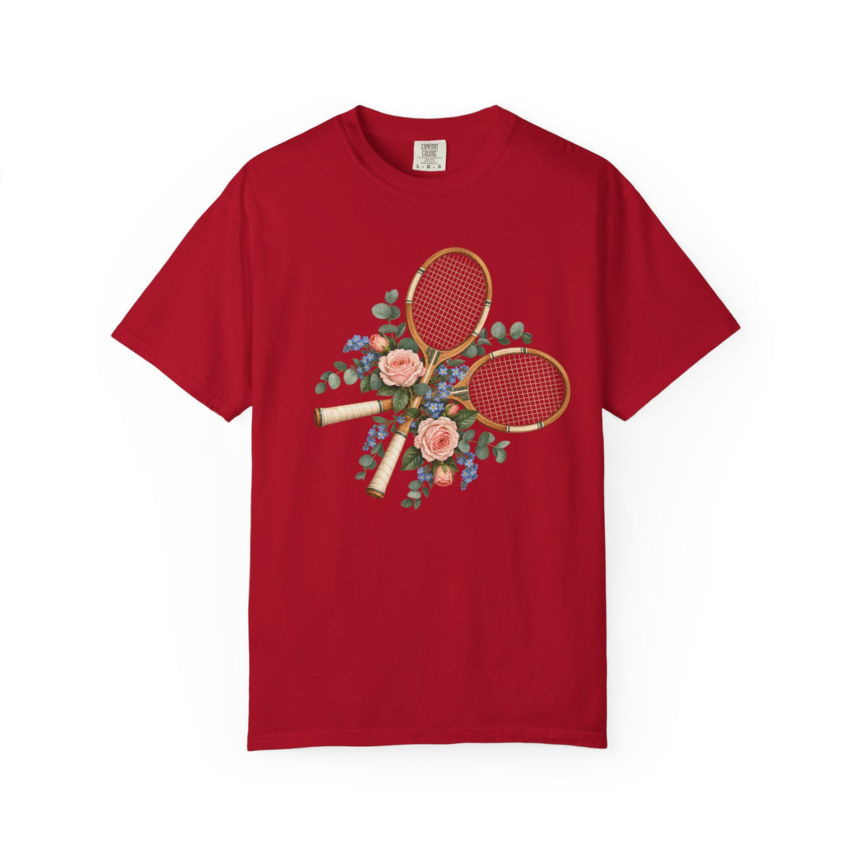 Floral Tennis T-Shirt — Love All in Bloom