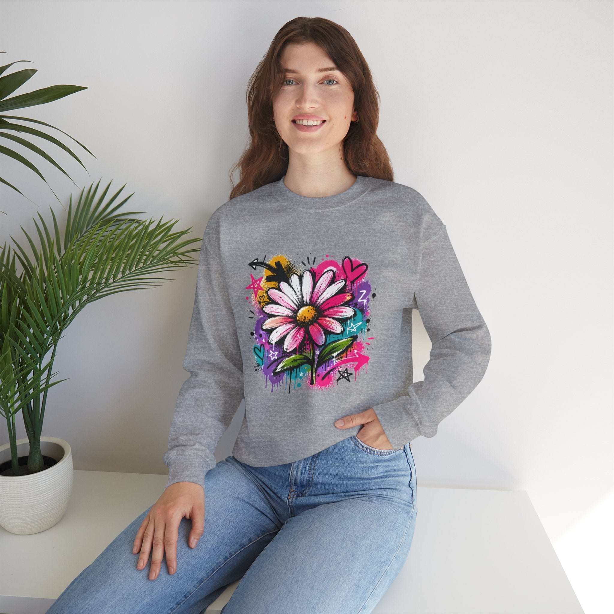 Wild Daisy — Graffiti Sweatshirt