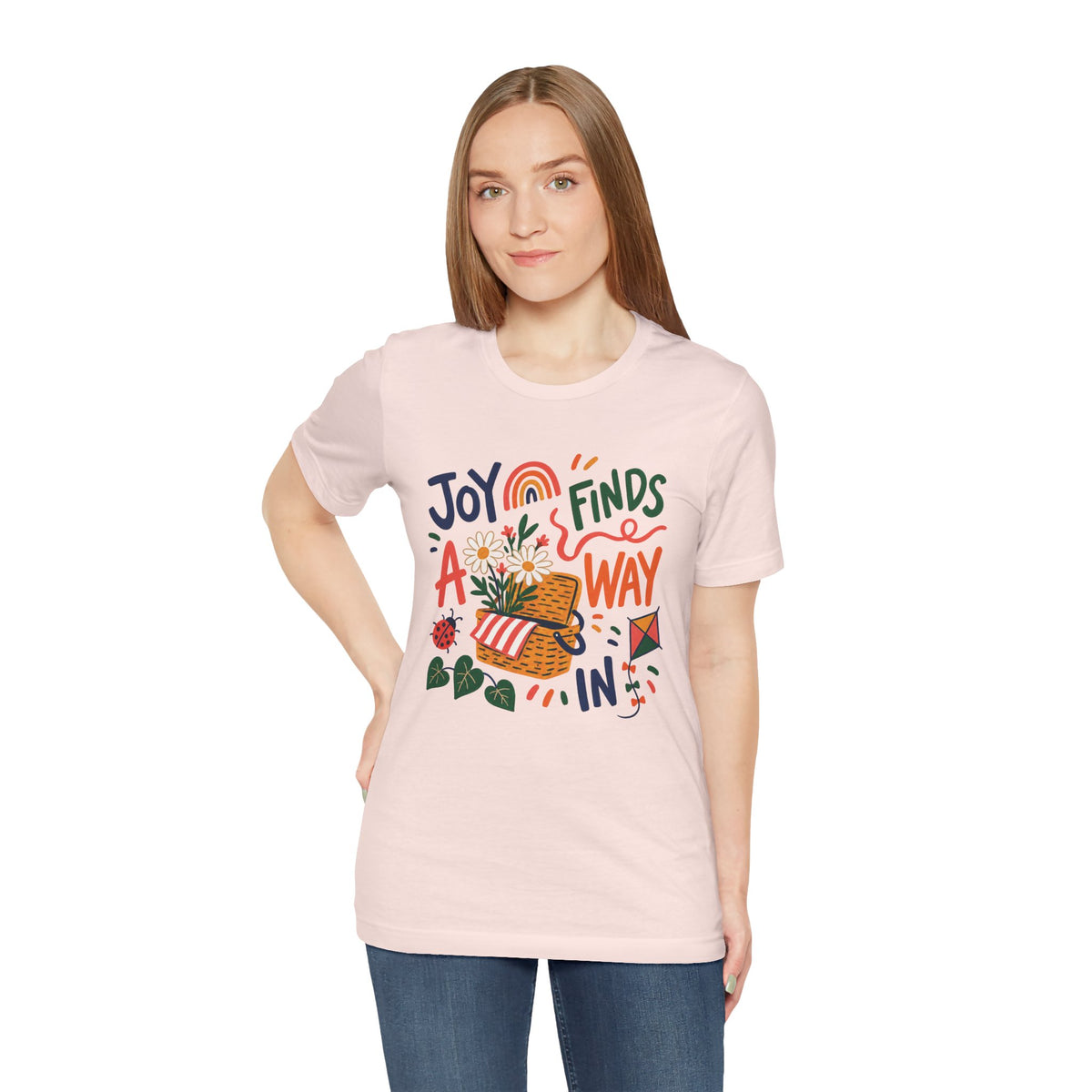 Joy Finds a Way In T-Shirt — Soft Everyday Cotton