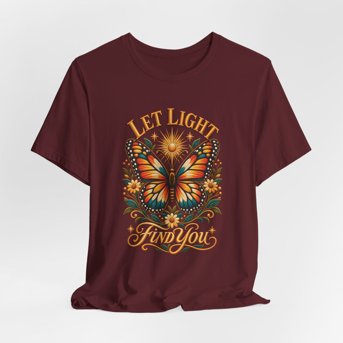 Let Light Find You T-Shirt — Garment-Dyed Cotton