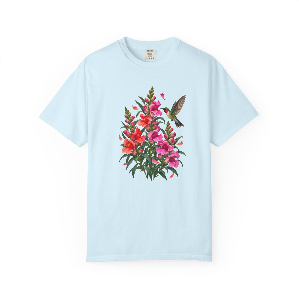Snapdragon & Hummingbird Botanical T-Shirt