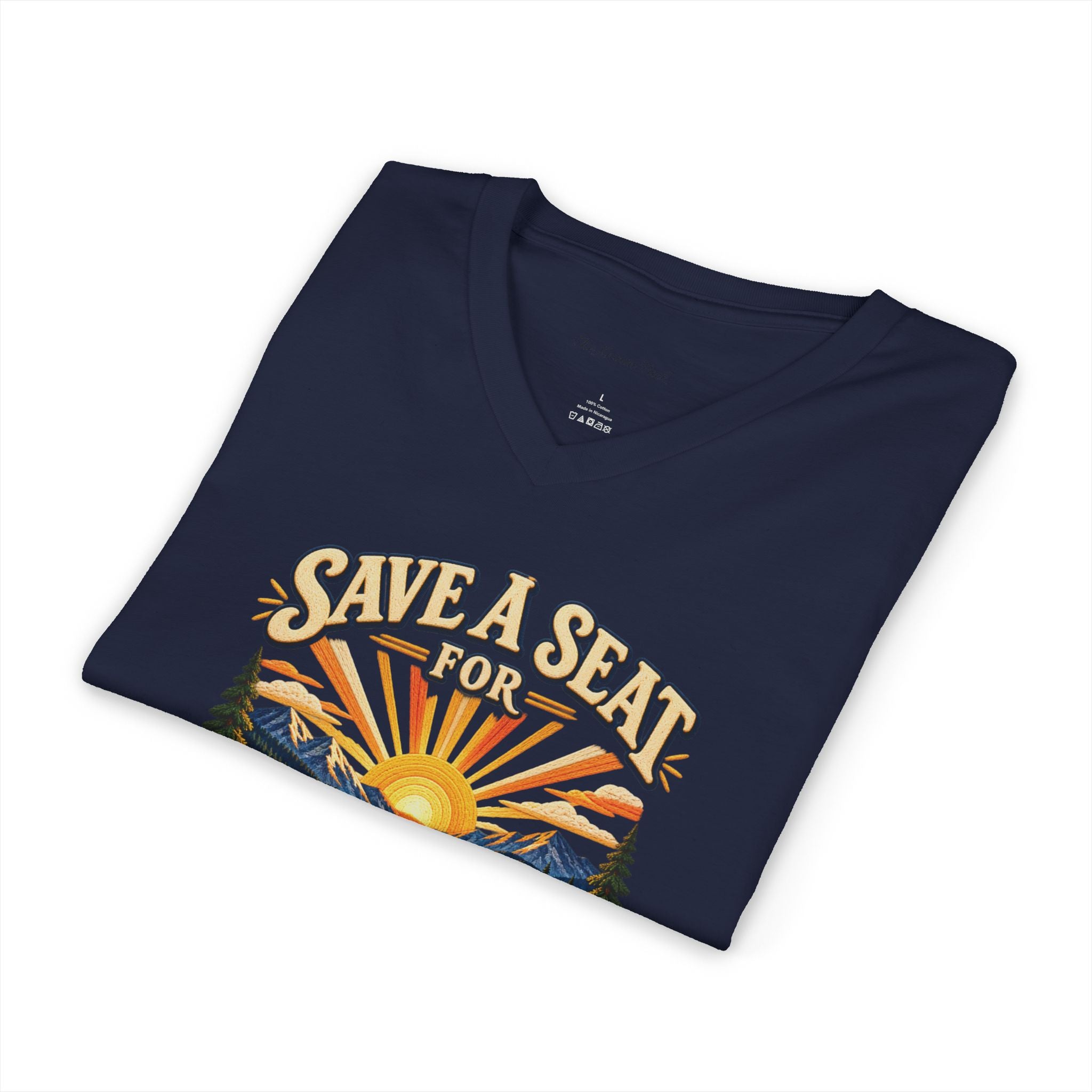 Save a Seat for Sunrise V-Neck T-Shirt