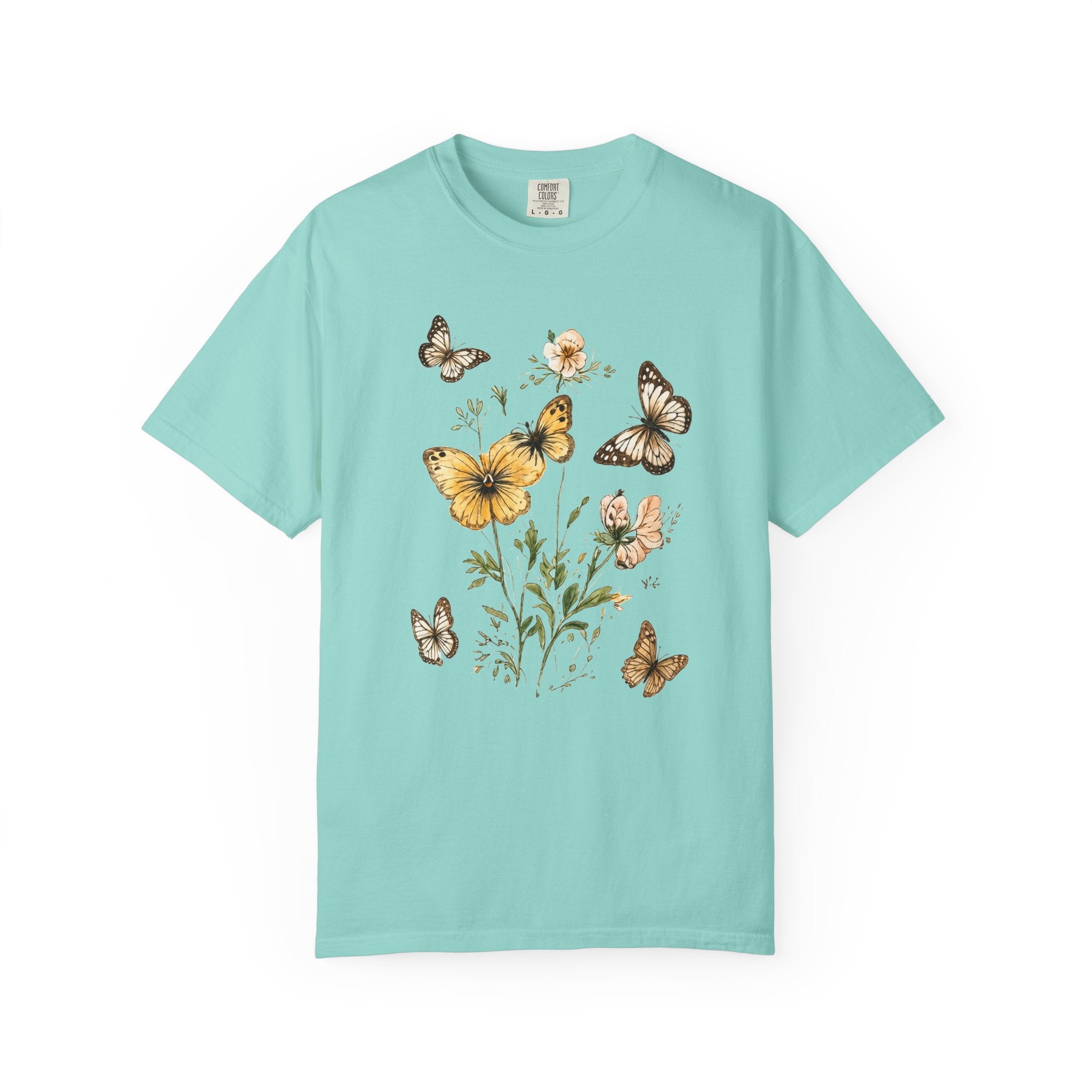 Watercolor Butterfly Garden Tee