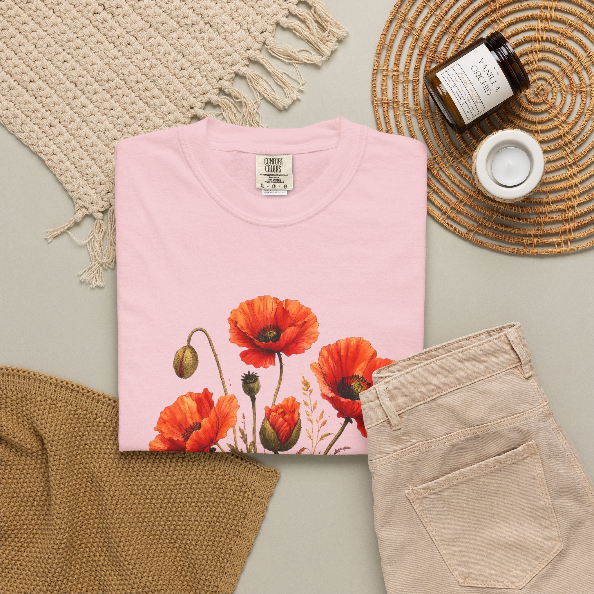 Poppies at Dusk Tee