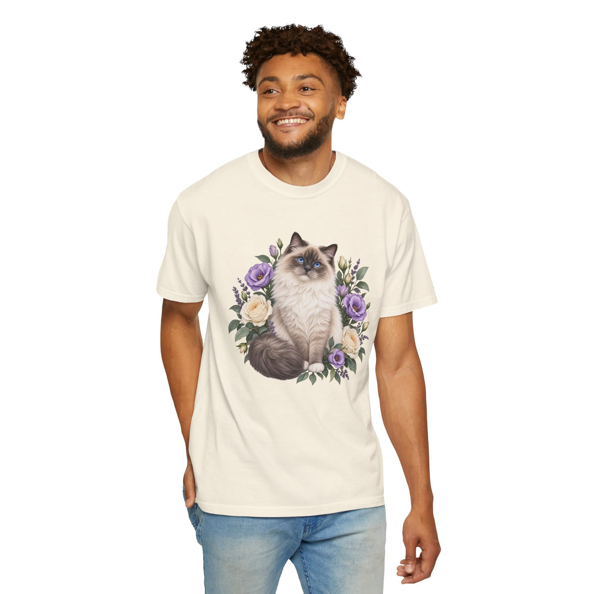 Hoopoe Hollyhock Tee