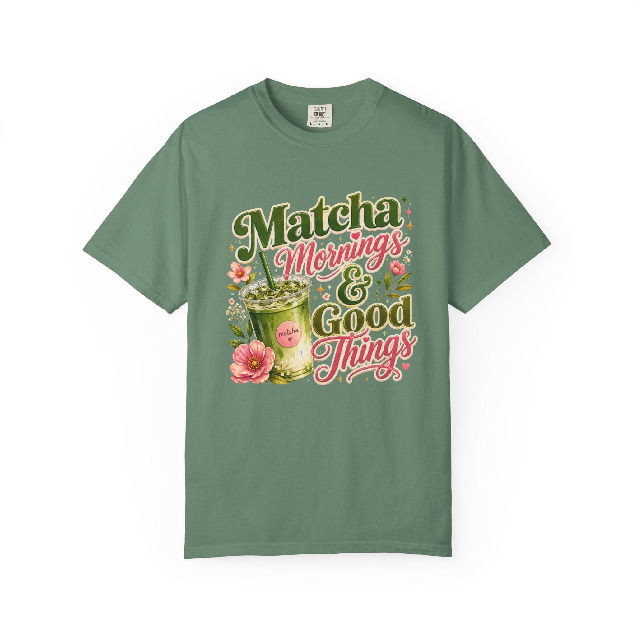 Matcha Mornings & Good Things - Retro Latte Tee