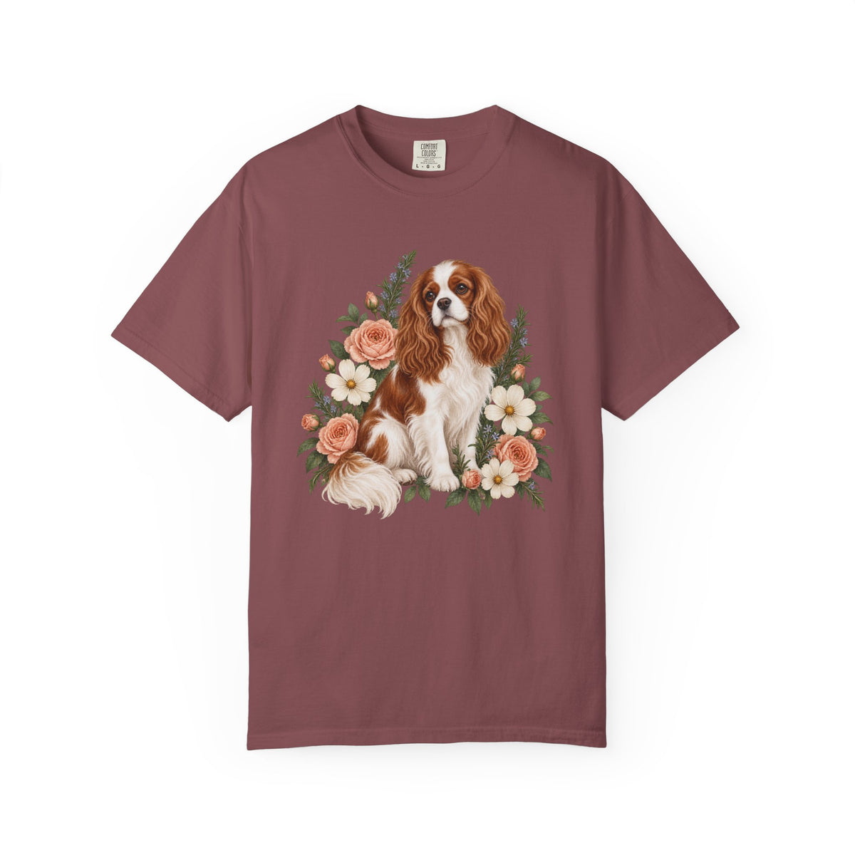 Cavalier King Charles Spaniel T-Shirt — Royal in Bloom