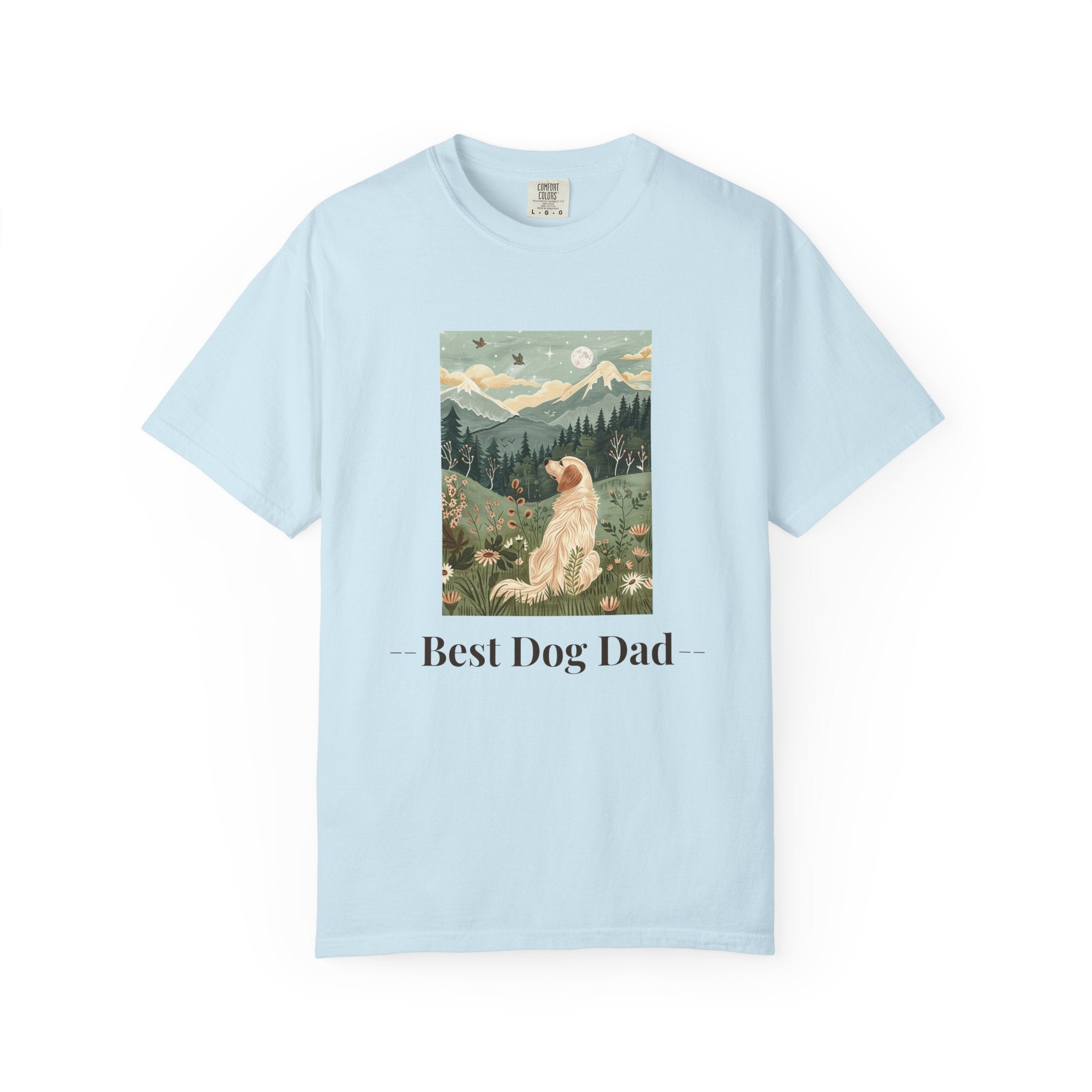 Best Dog Dad dog dad gift shirt folded view