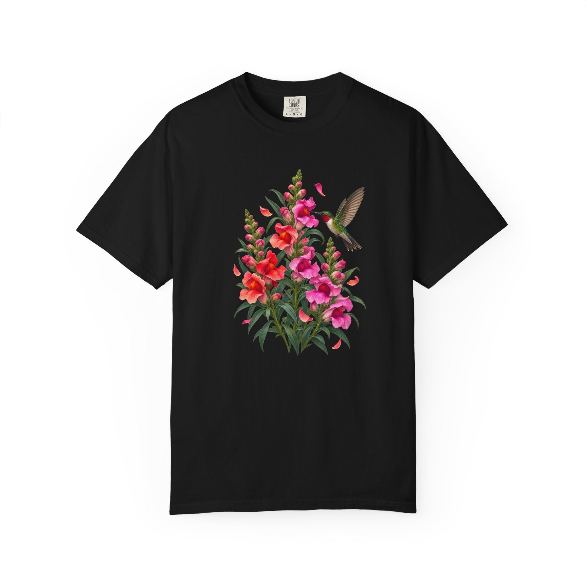 Snapdragon & Hummingbird Botanical T-Shirt