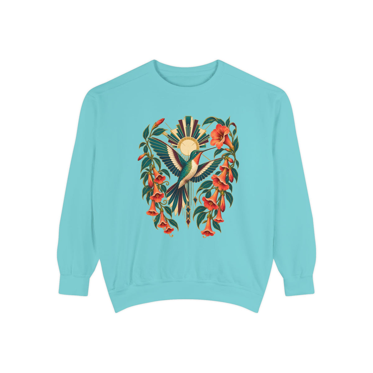 Trumpet Vine Hummingbird Sweatshirt