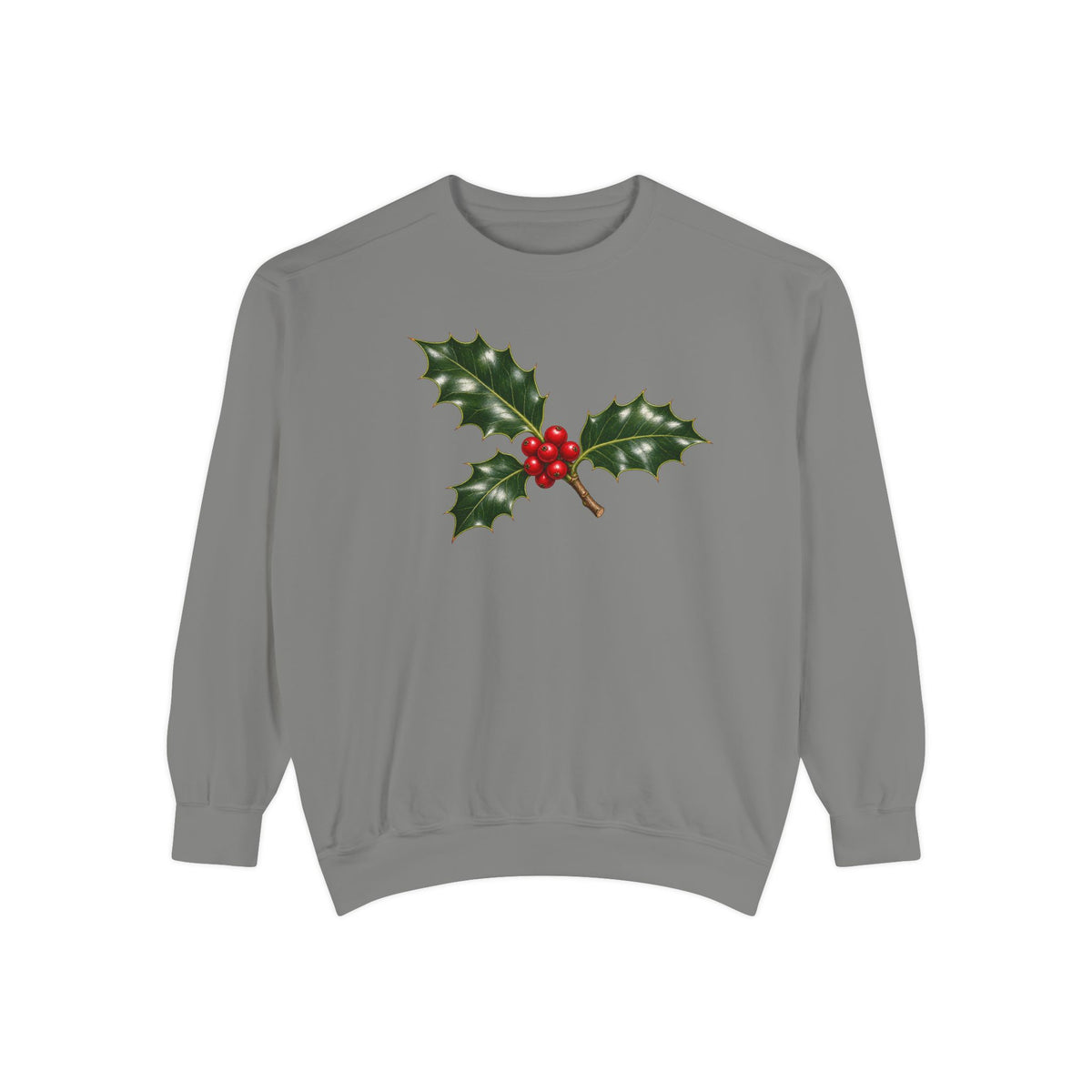 Holly sweatshirt in Grey, front view