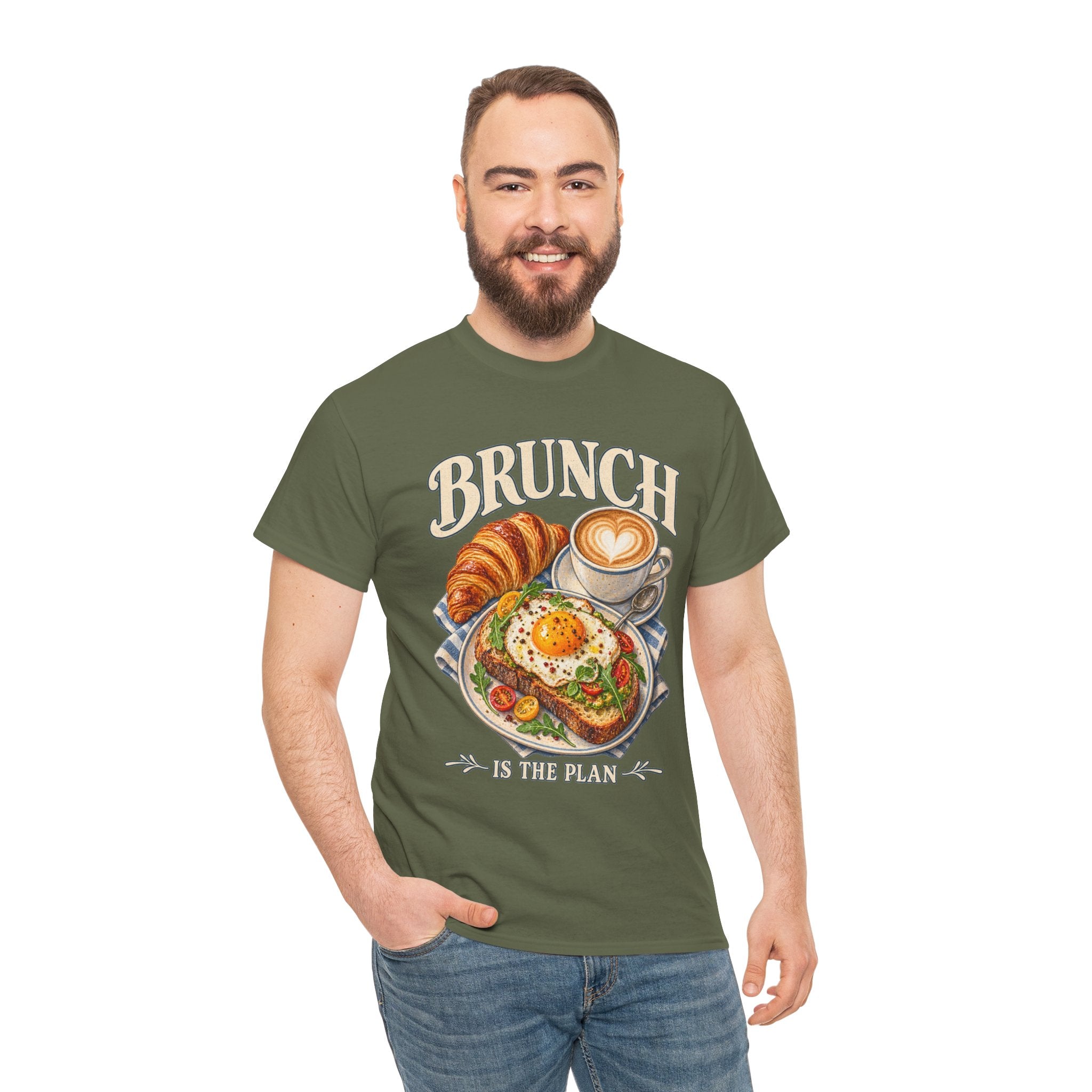 Brunch Is the Plan Funny Brunch T-Shirt