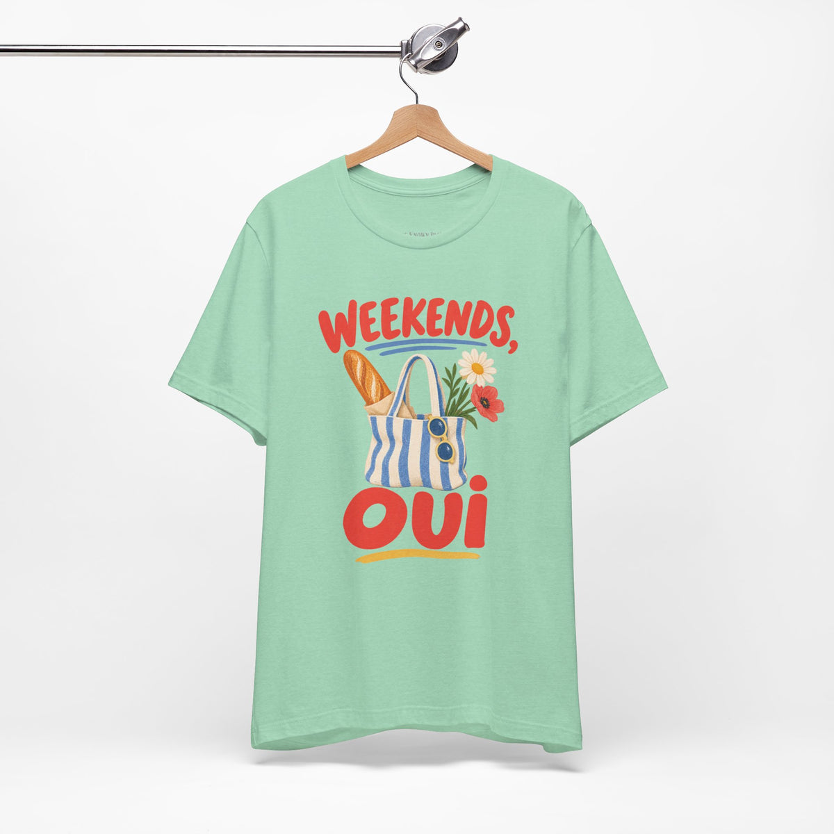 Weekend Oui French Quote T-Shirt