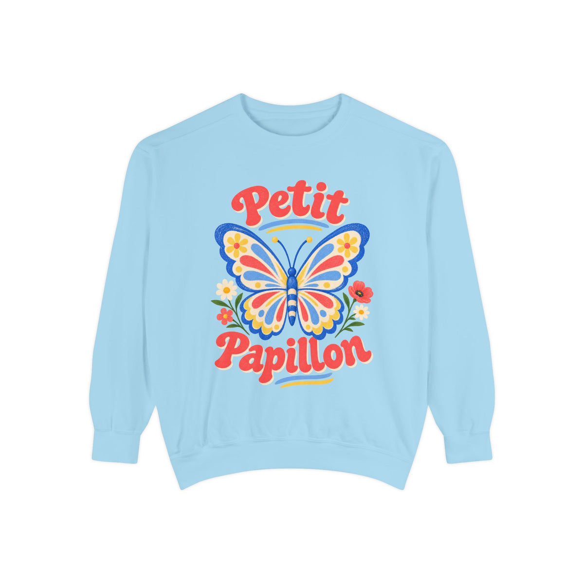 Petit Papillon Butterfly Sweatshirt — Garment-Dyed Fleece