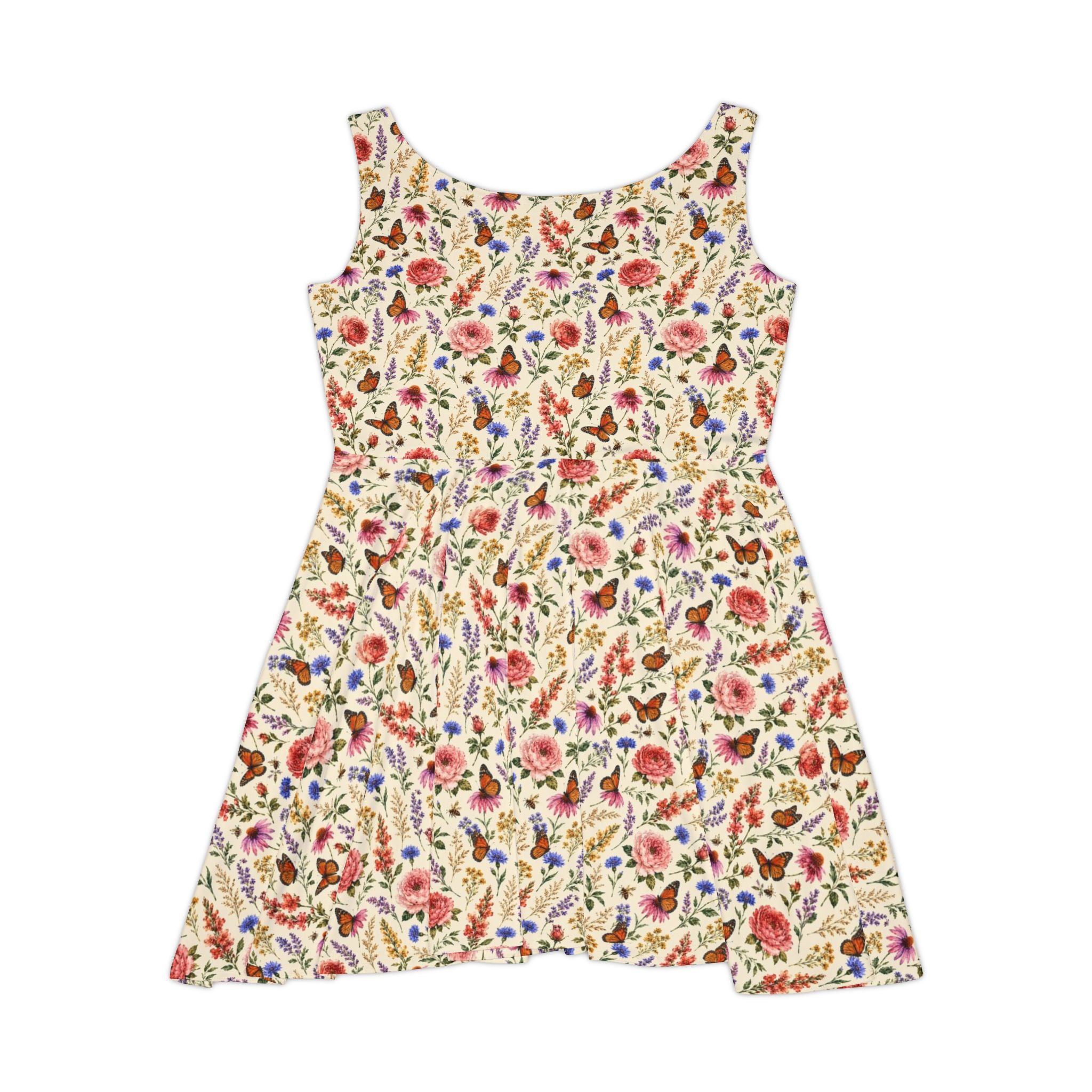 Morning Meadow Watercolor Wildflower Dress