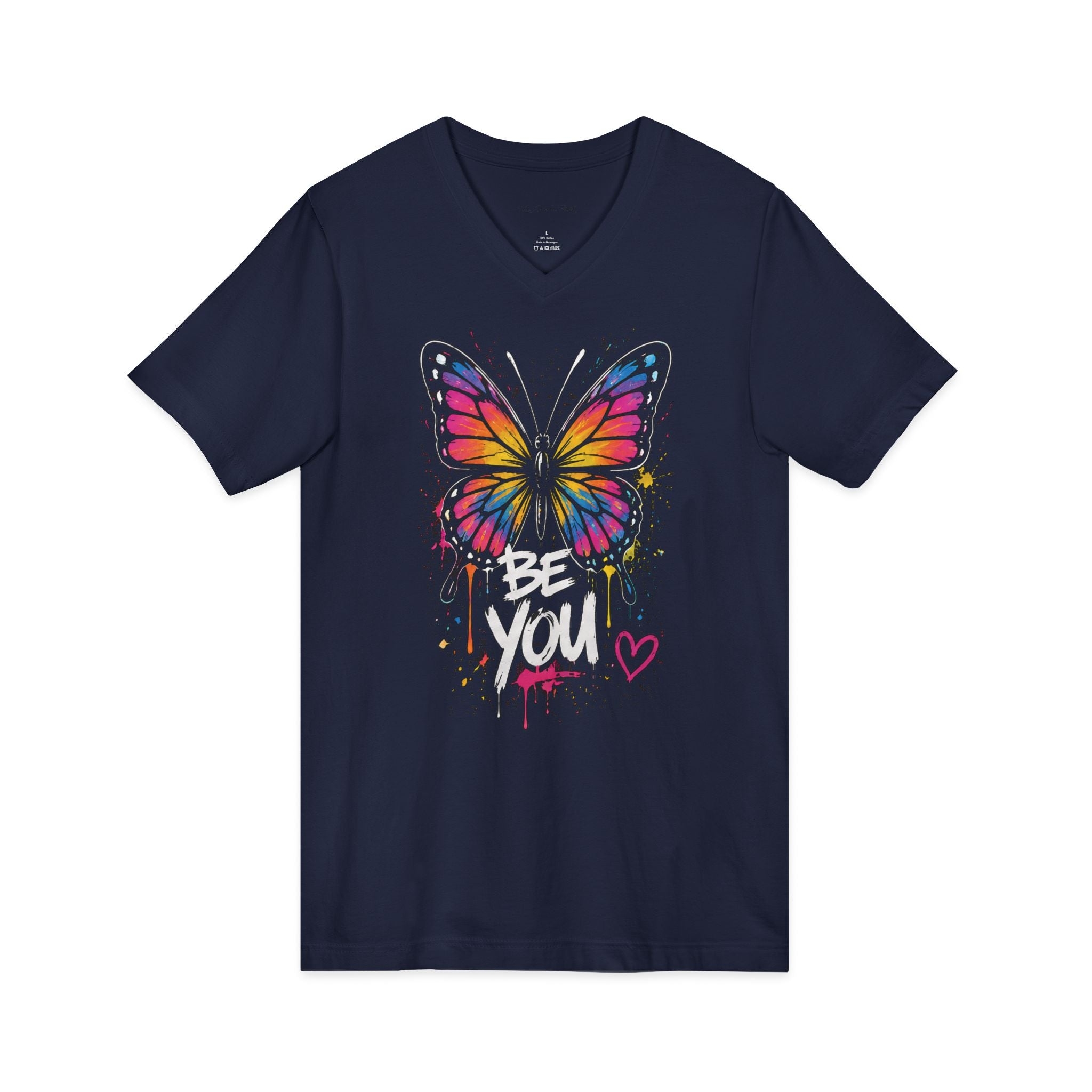 Be You — Graffiti V-Neck Tee