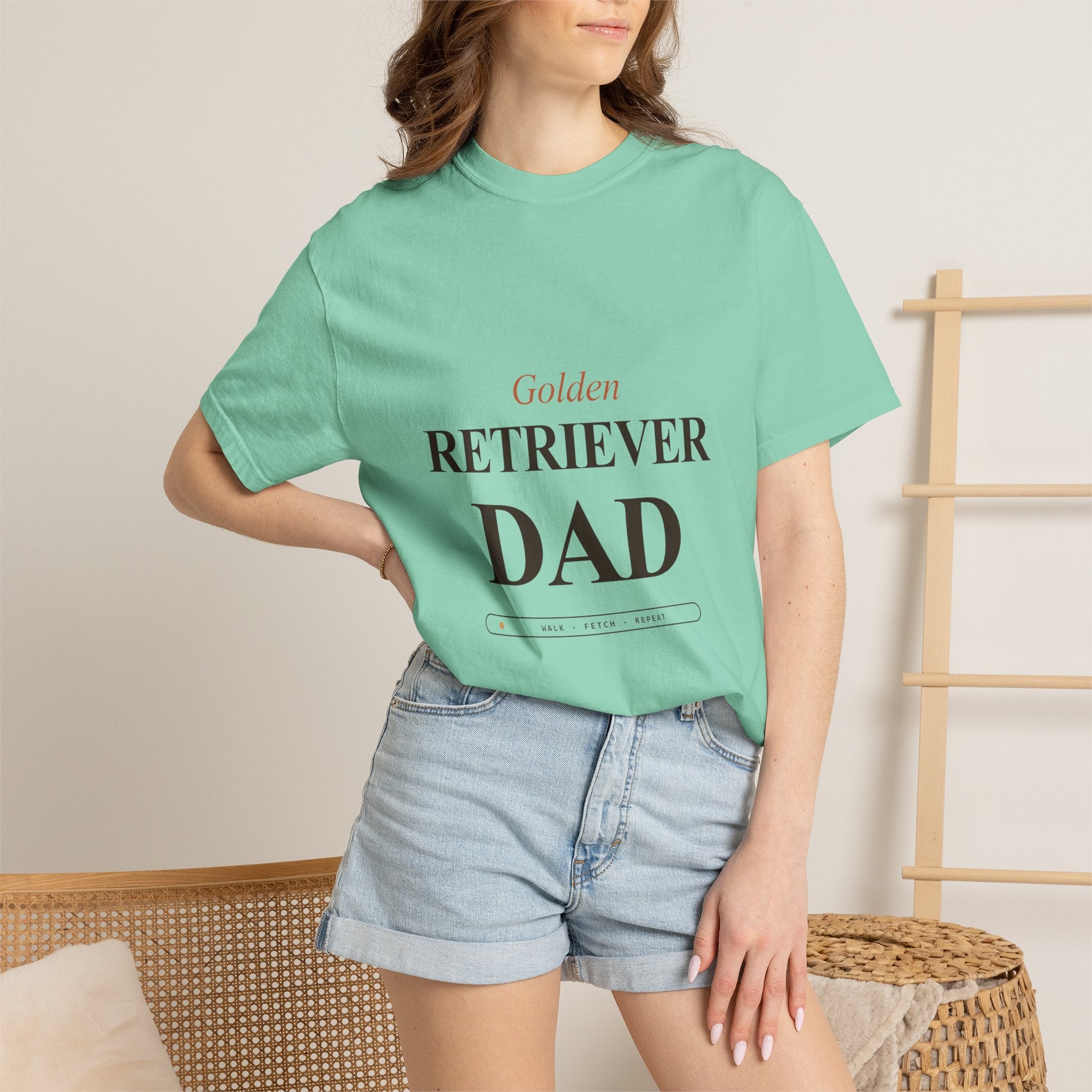 Walk Fetch Repeat - Golden Retriever Dad