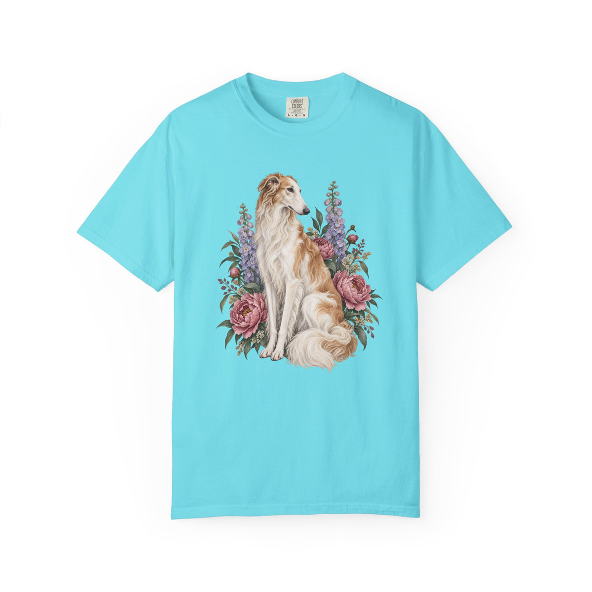 Borzoi T-Shirt — Poetry in Bloom