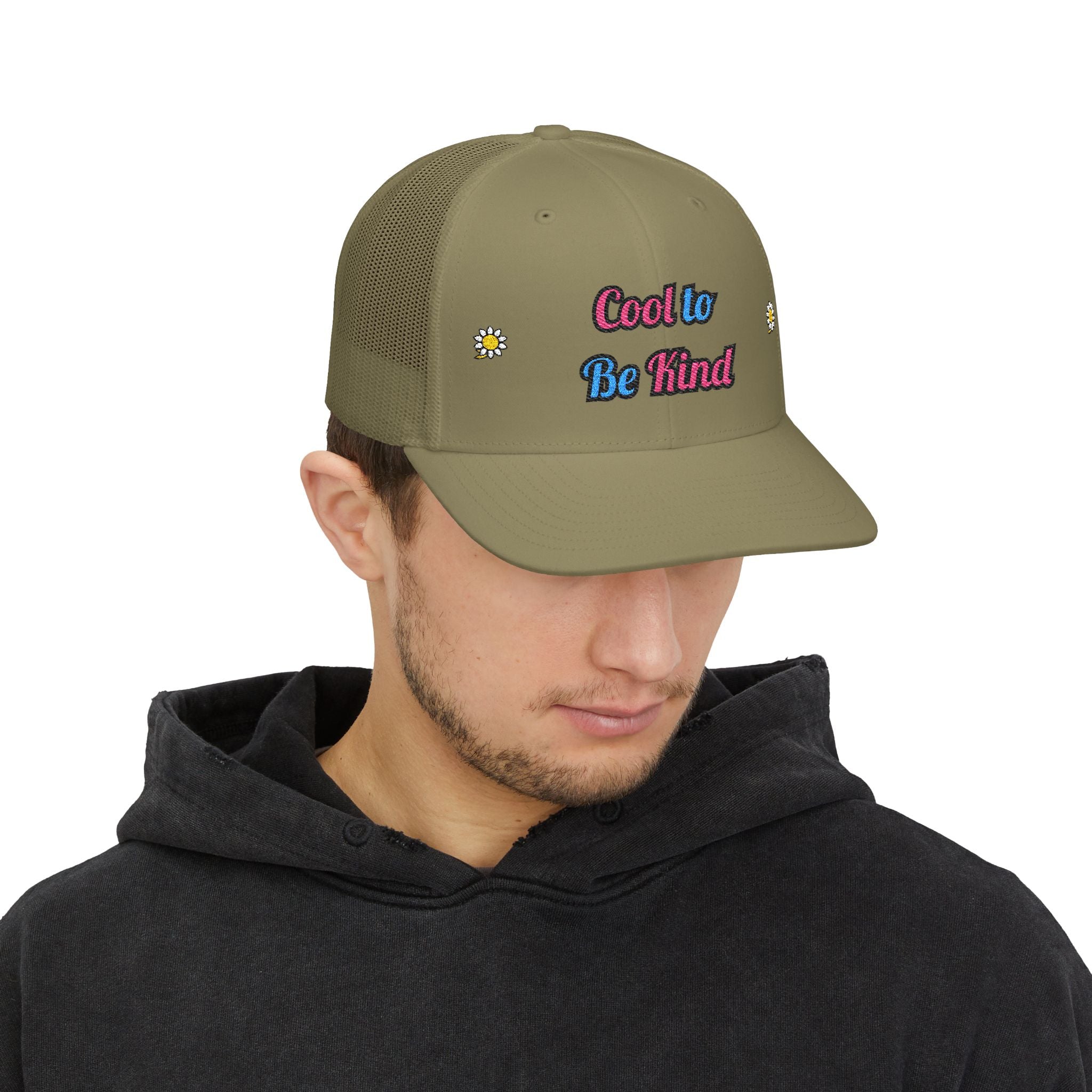 Cool to Be Kind — Embroidered Trucker Hat