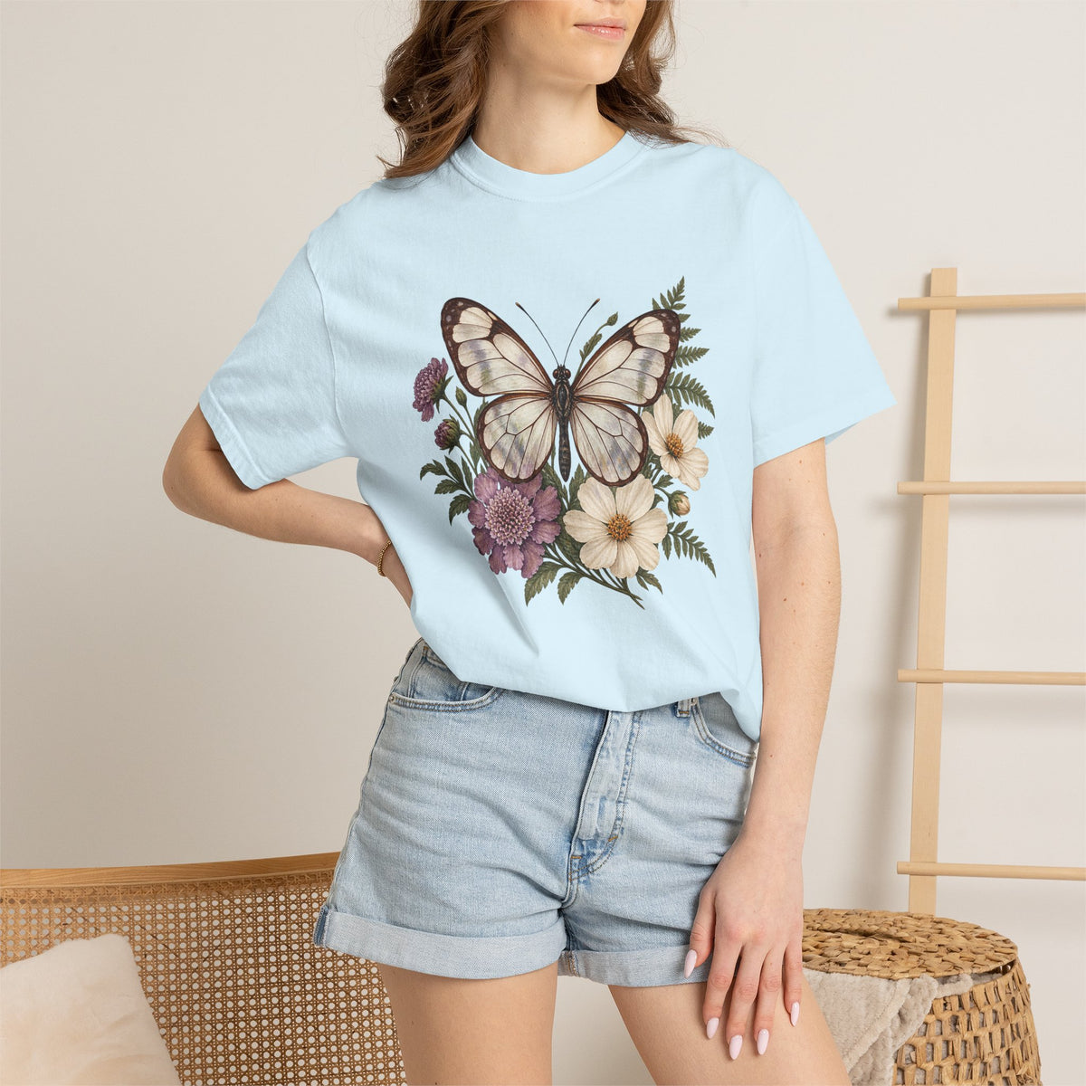 Butterfly Shirt — On Quiet Wings Botanical Tee