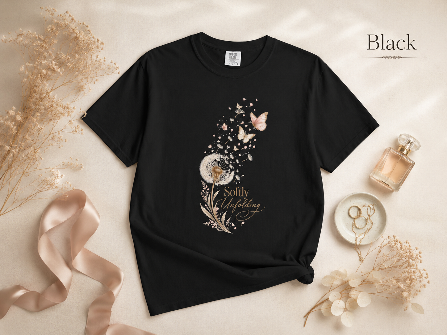 Softly Unfolding Dandelion Tee